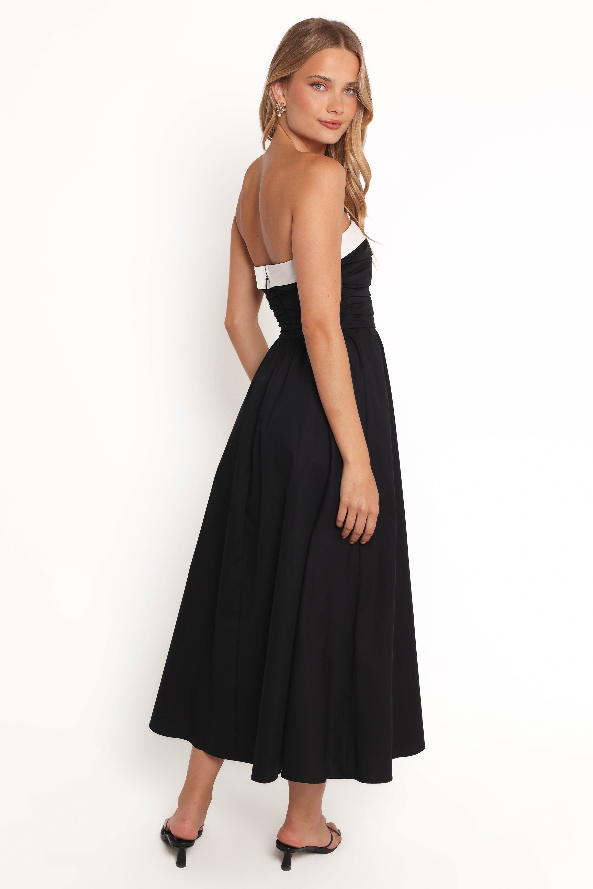 DRESSES Marais Strapless Midi Dress - Black