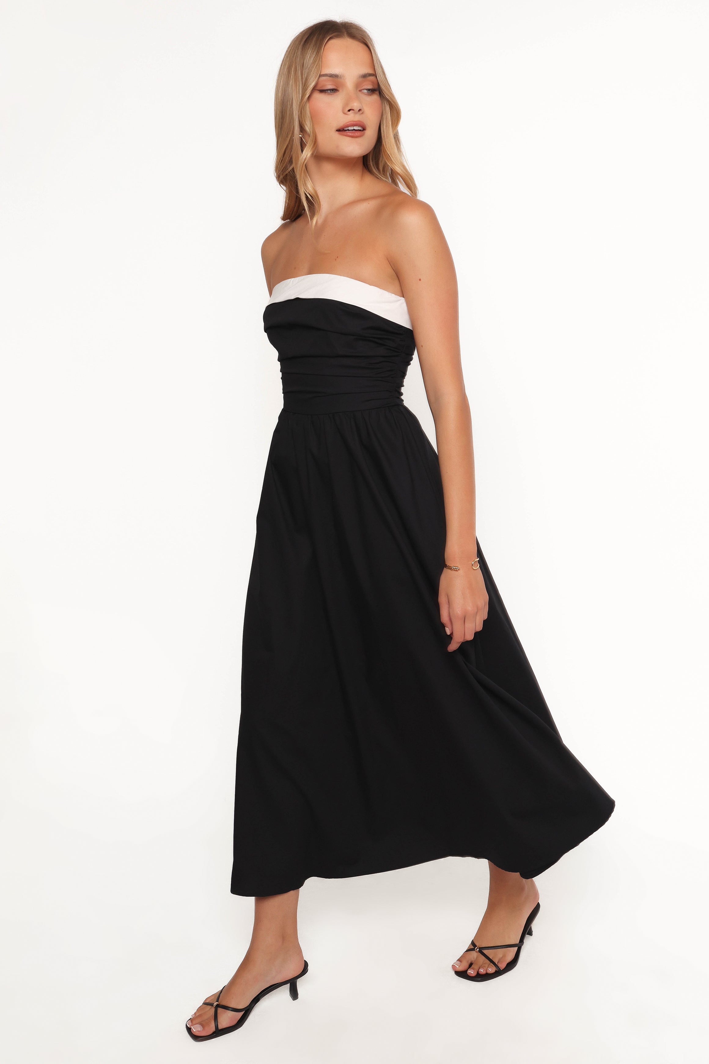 DRESSES Marais Strapless Midi Dress - Black