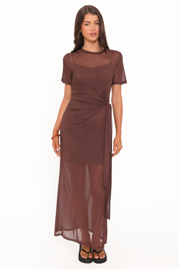DRESSES Marcello Maxi Dress - Dark Brown