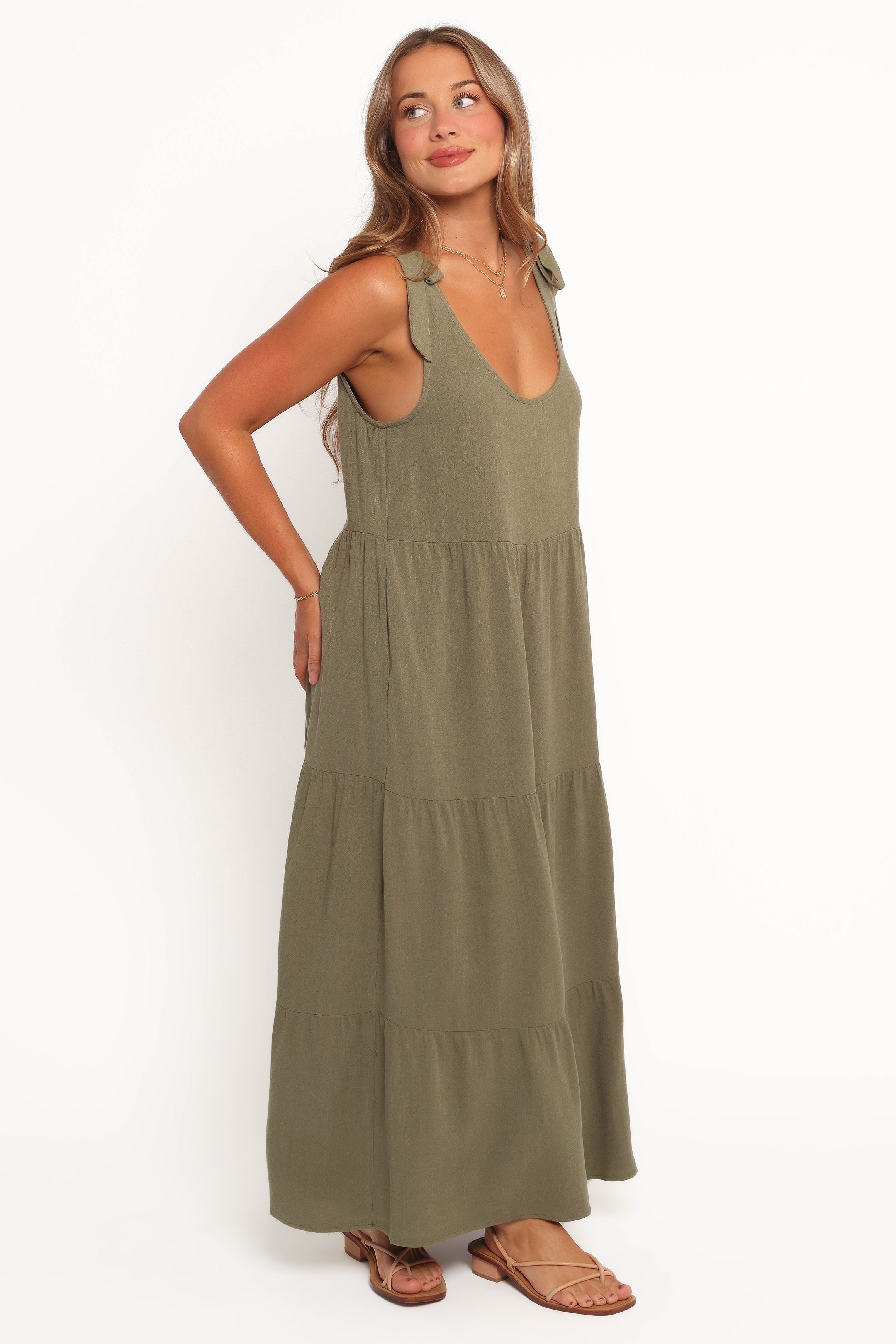 DRESSES Marcy Midi Dress - Olive