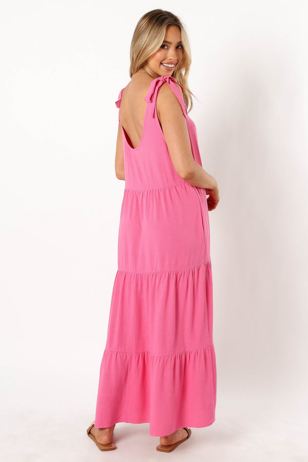 DRESSES @Marcy Midi Dress - Pink