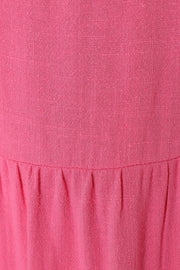 DRESSES @Marcy Midi Dress - Pink