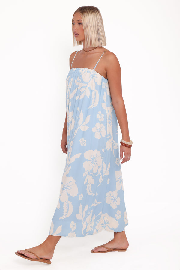 DRESSES Margherita Maxi Dress - Blue Hibiscus