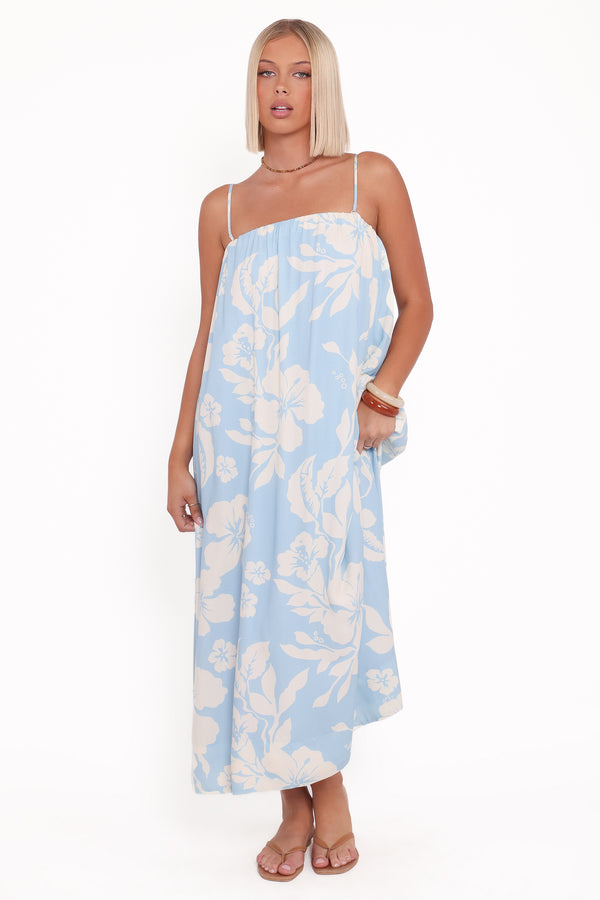DRESSES Margherita Maxi Dress - Blue Hibiscus