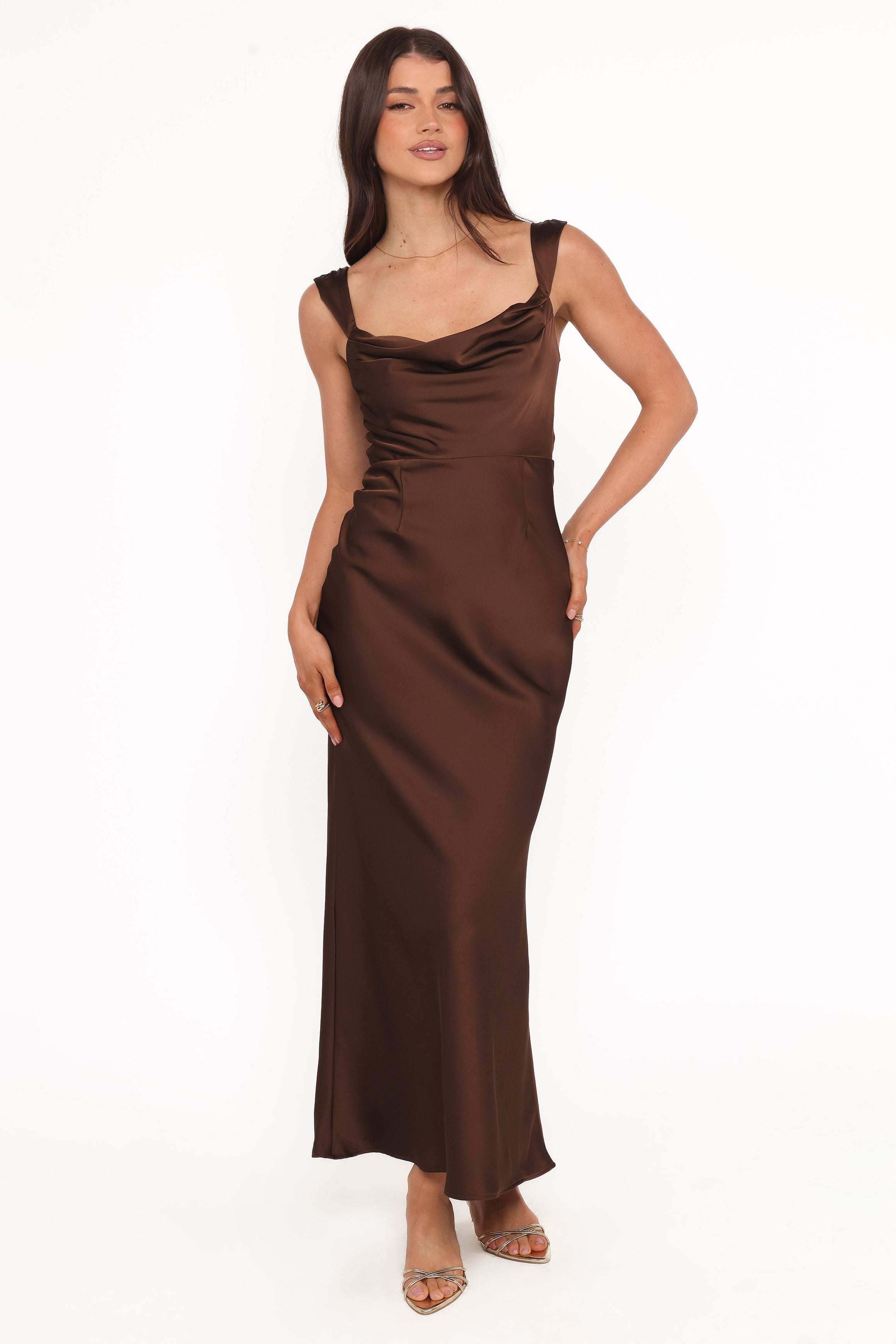 DRESSES Margot Maxi Dress - Chocolate