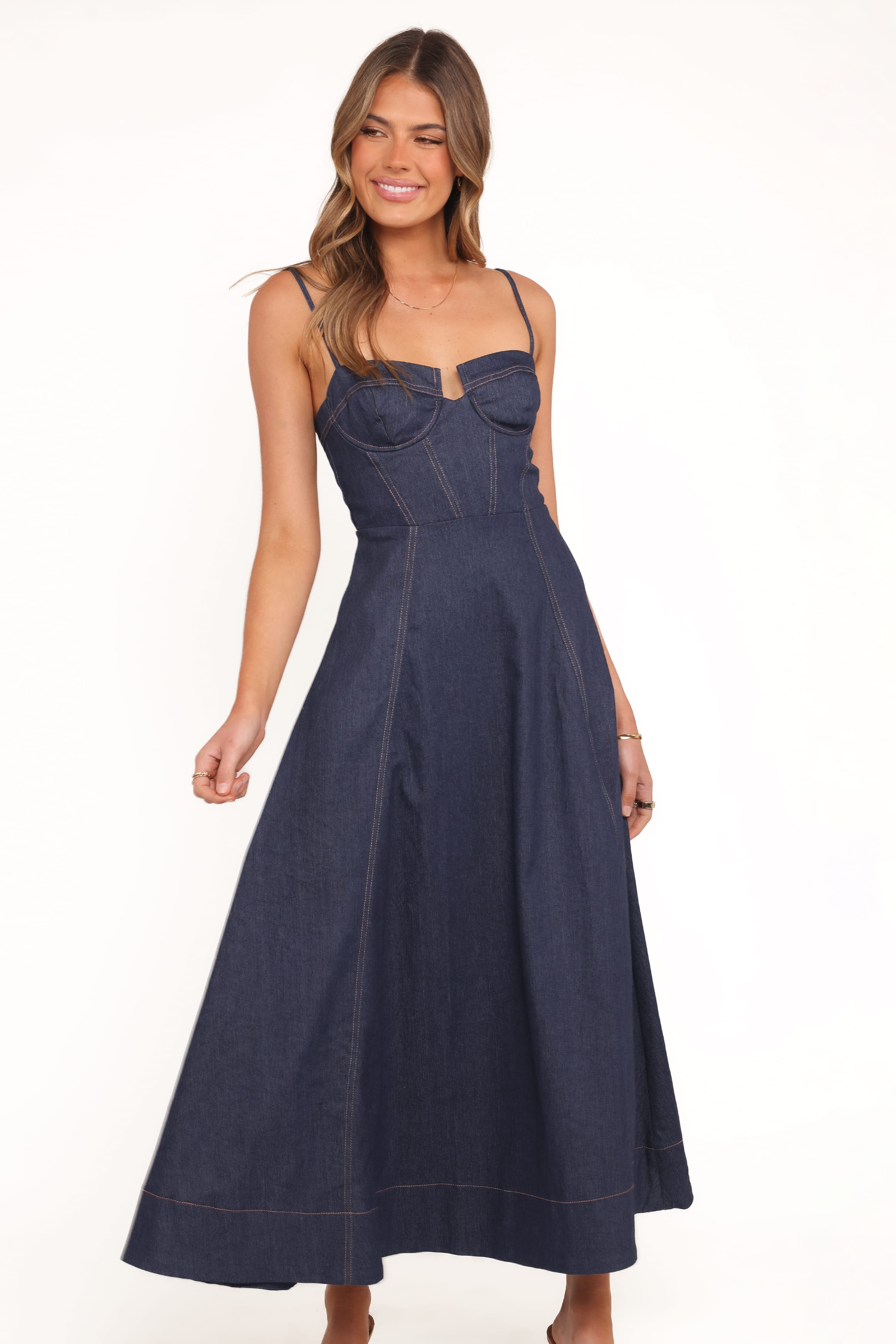 DRESSES Marsden Denim Midi Dress - Indigo