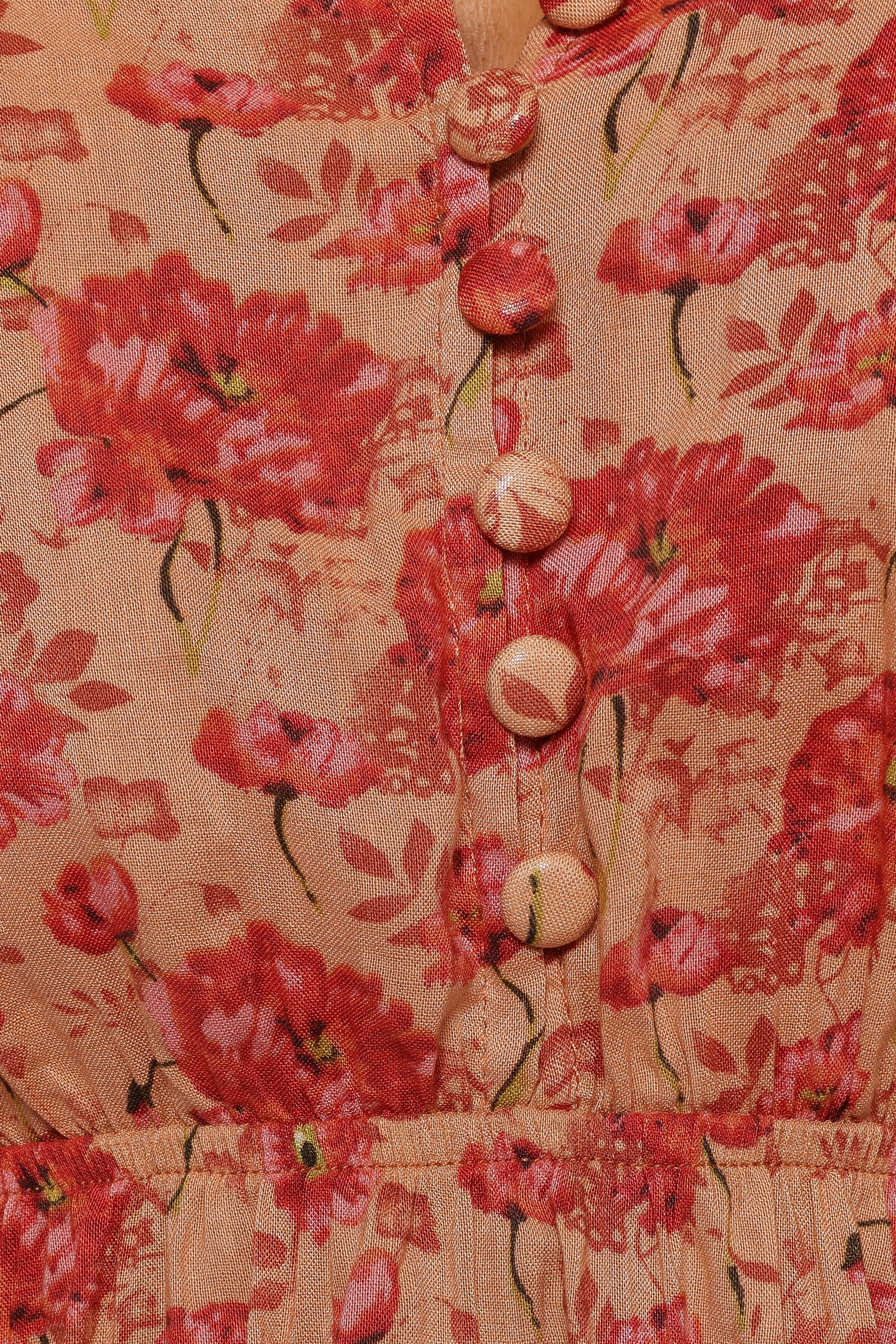 DRESSES Marti Mini Dress - Tan Floral