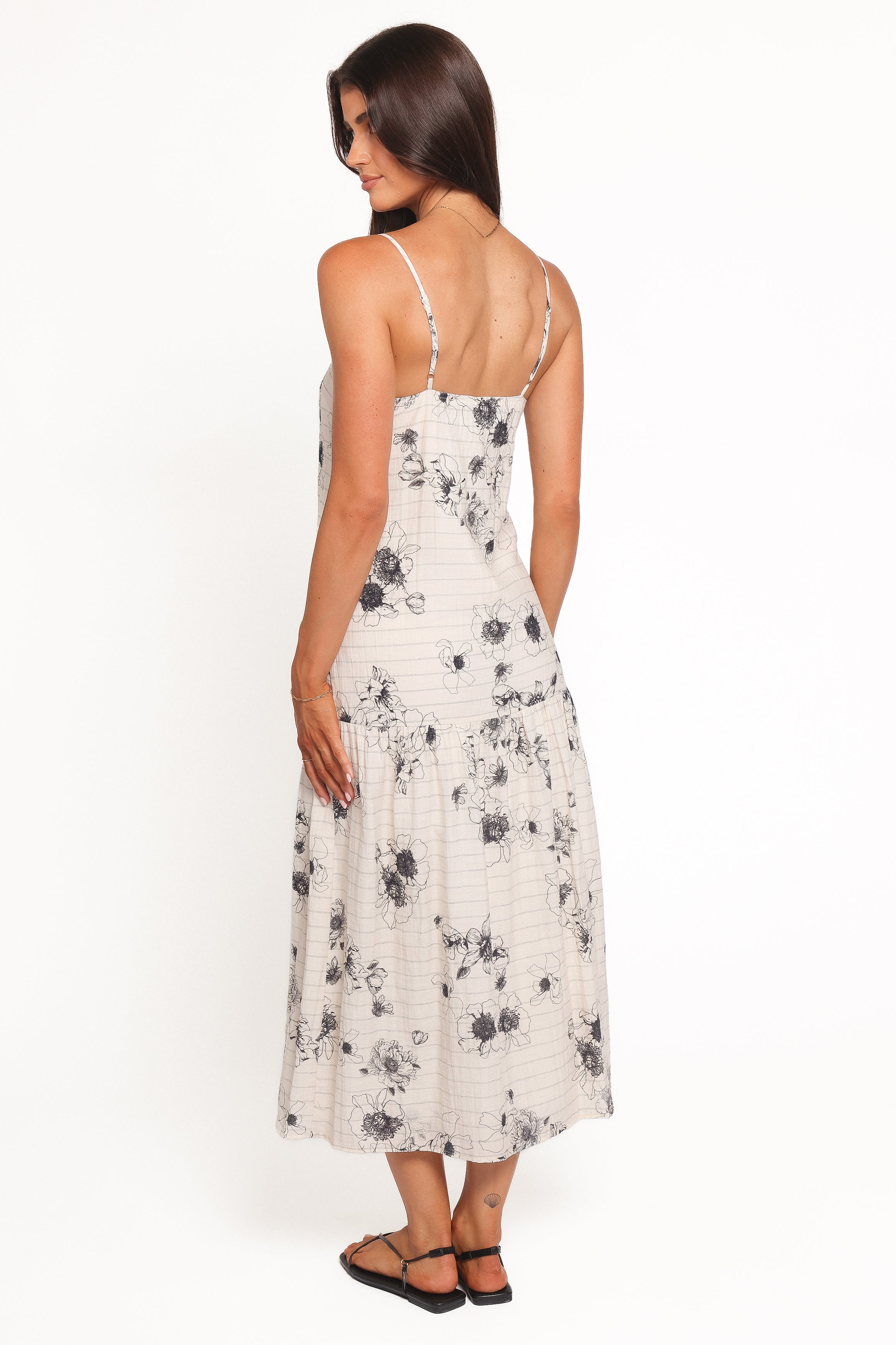 DRESSES Martine Maxi Dress - Black/Ivory Floral