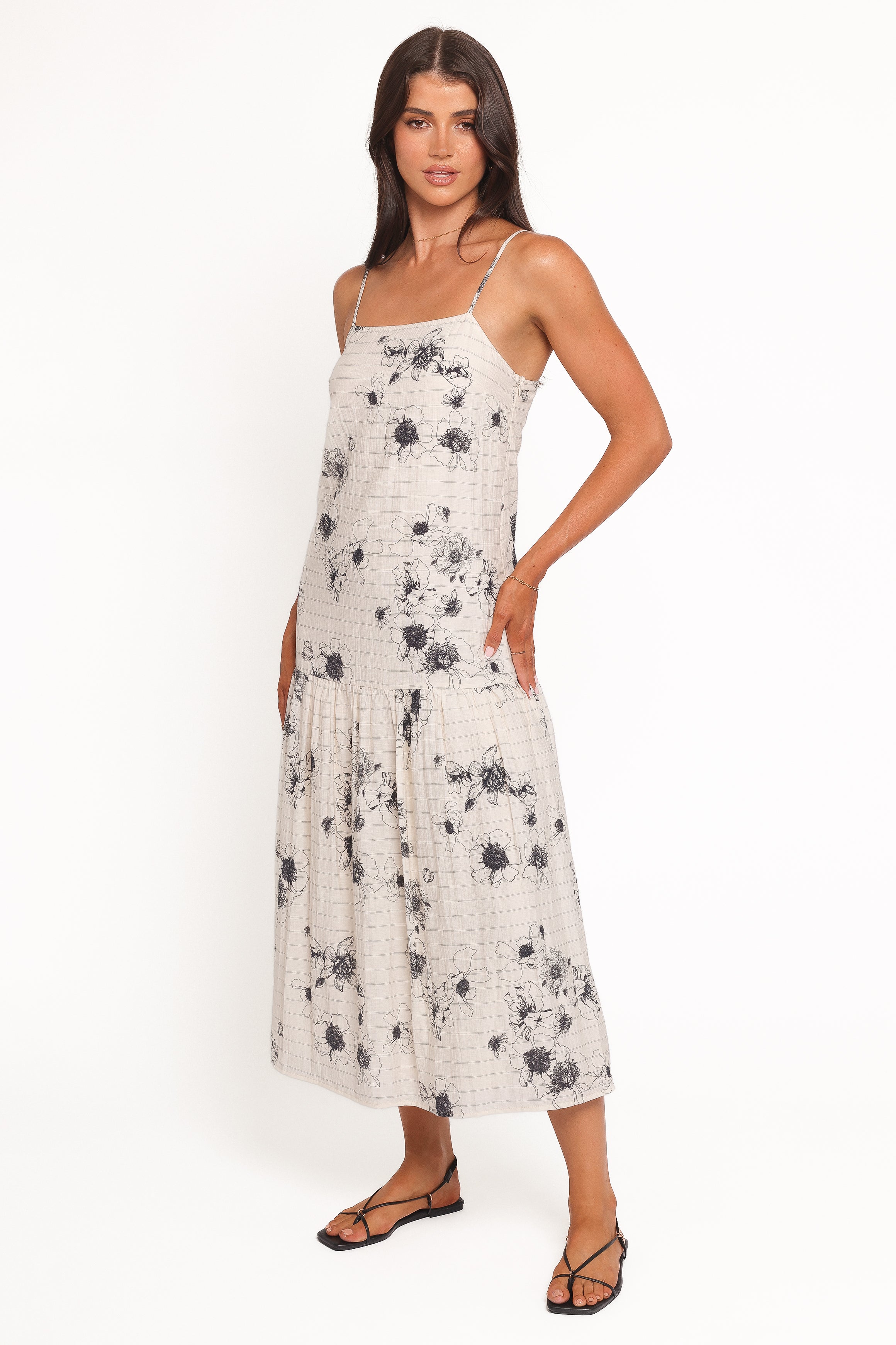 DRESSES Martine Maxi Dress - Black/Ivory Floral