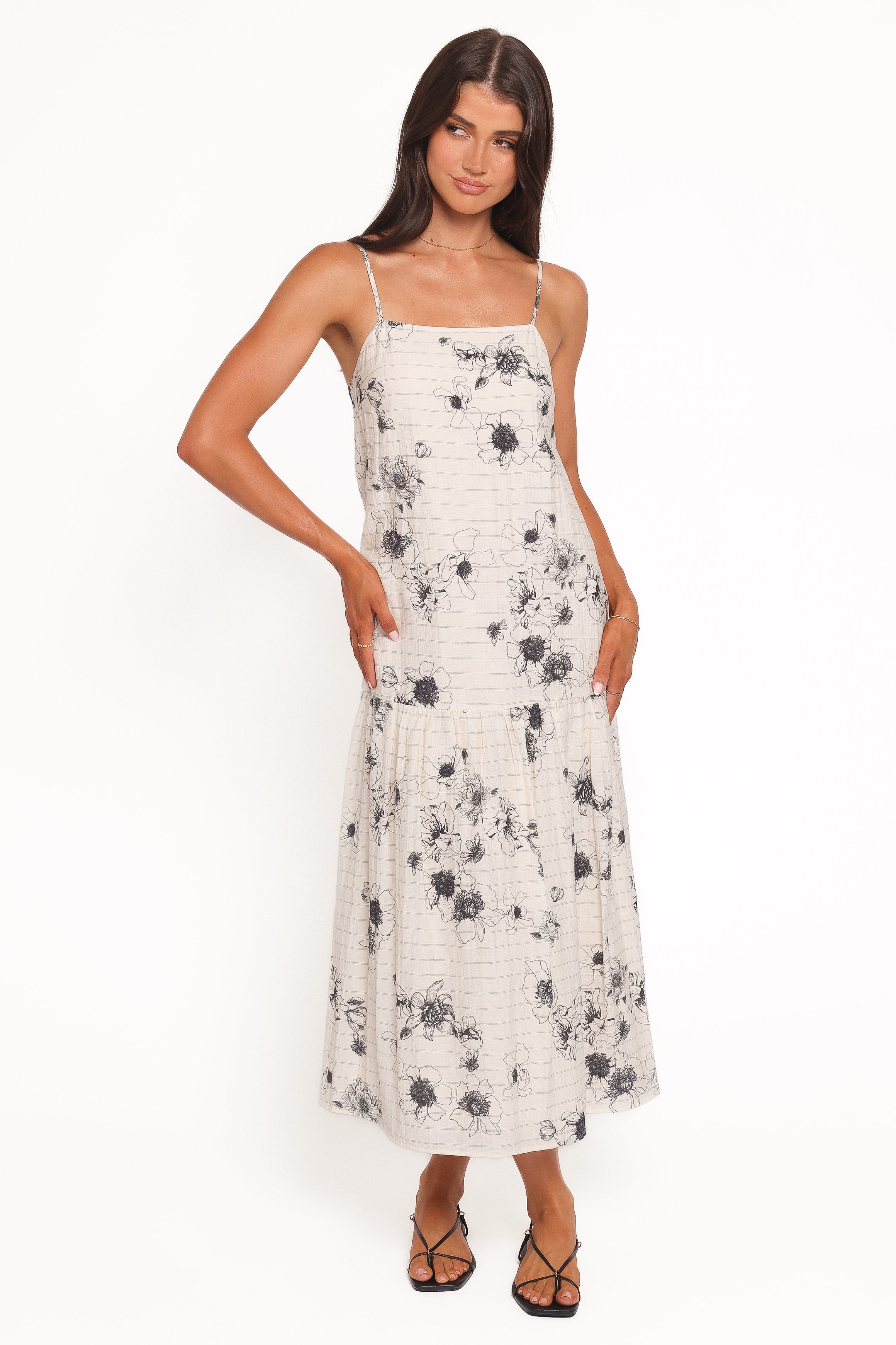 DRESSES Martine Maxi Dress - Black/Ivory Floral