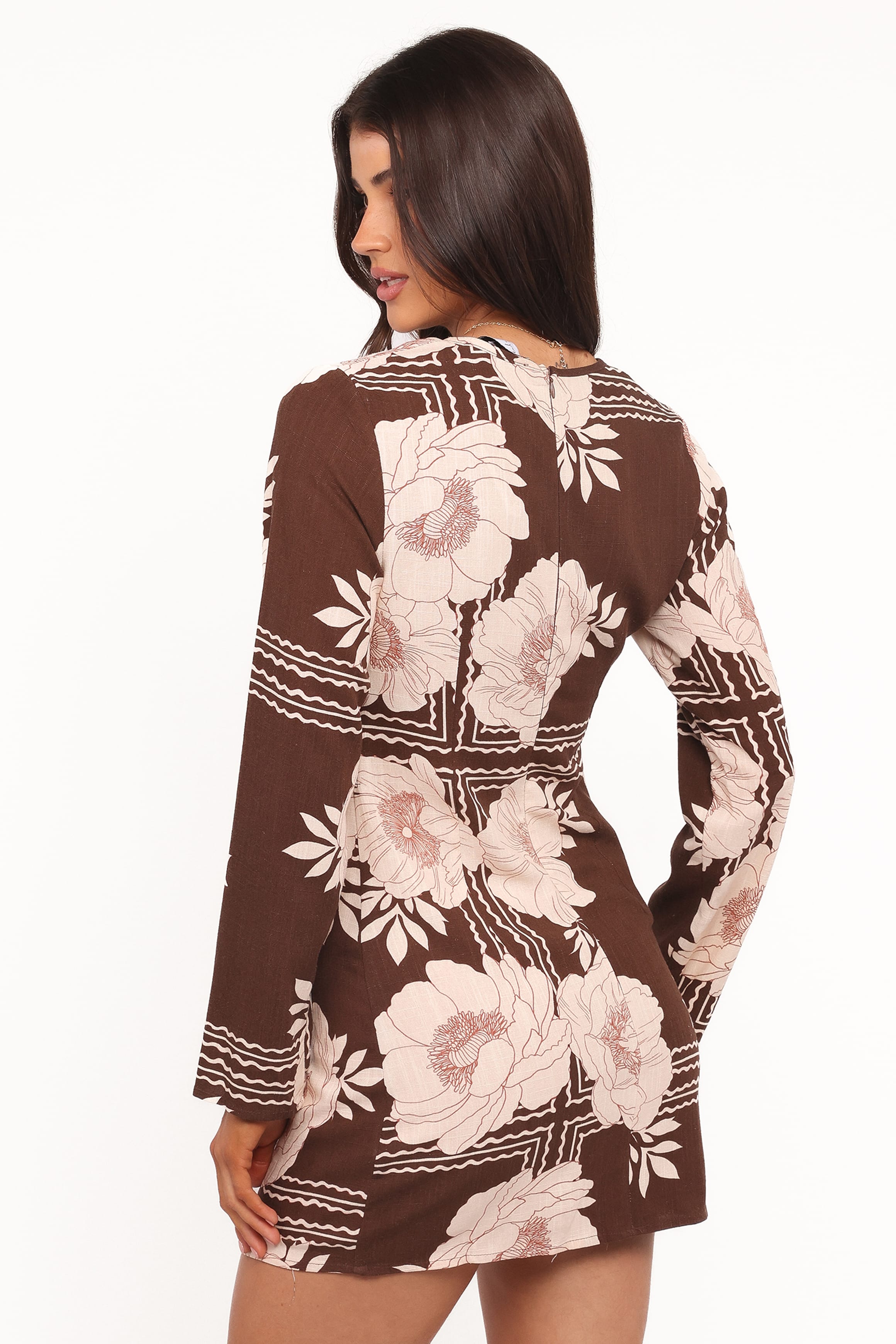 DRESSES Marylon Mini Dress - Brown Floral