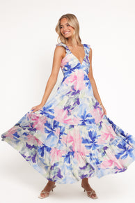 DRESSES Matteah Maxi Dress - Blue Floral