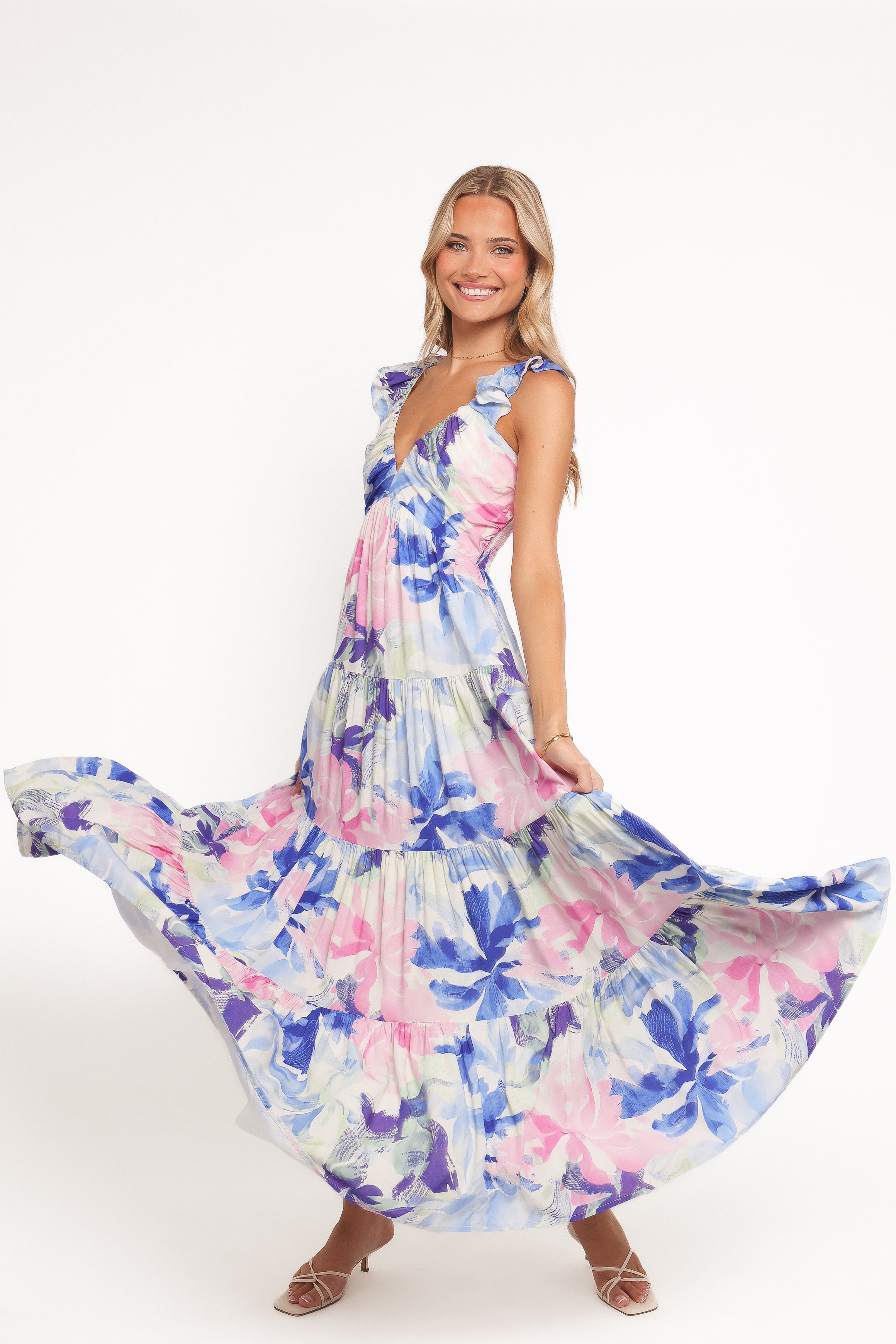 DRESSES Matteah Maxi Dress - Blue Floral