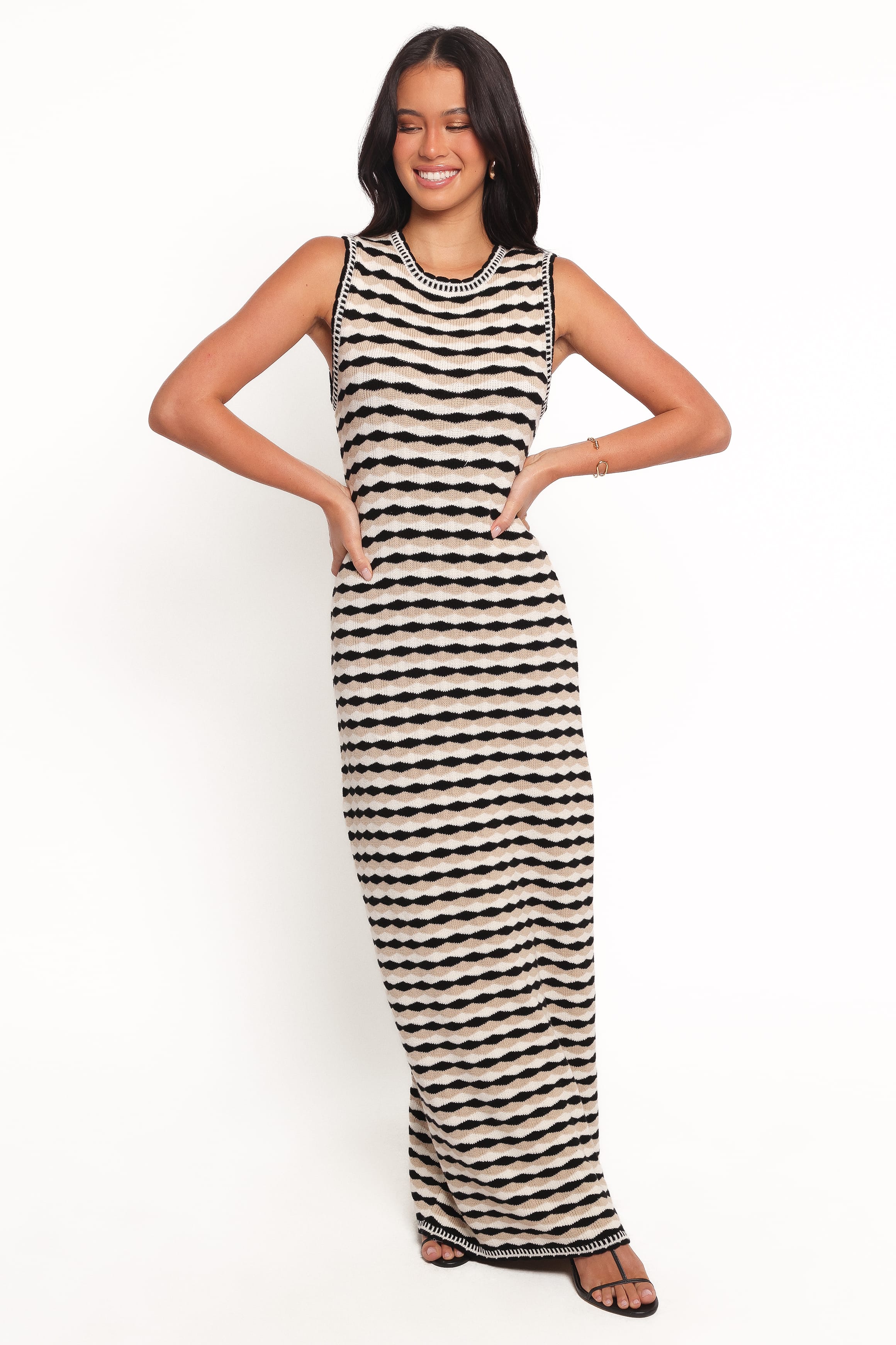 DRESSES Maud Maxi Dress - Black/White