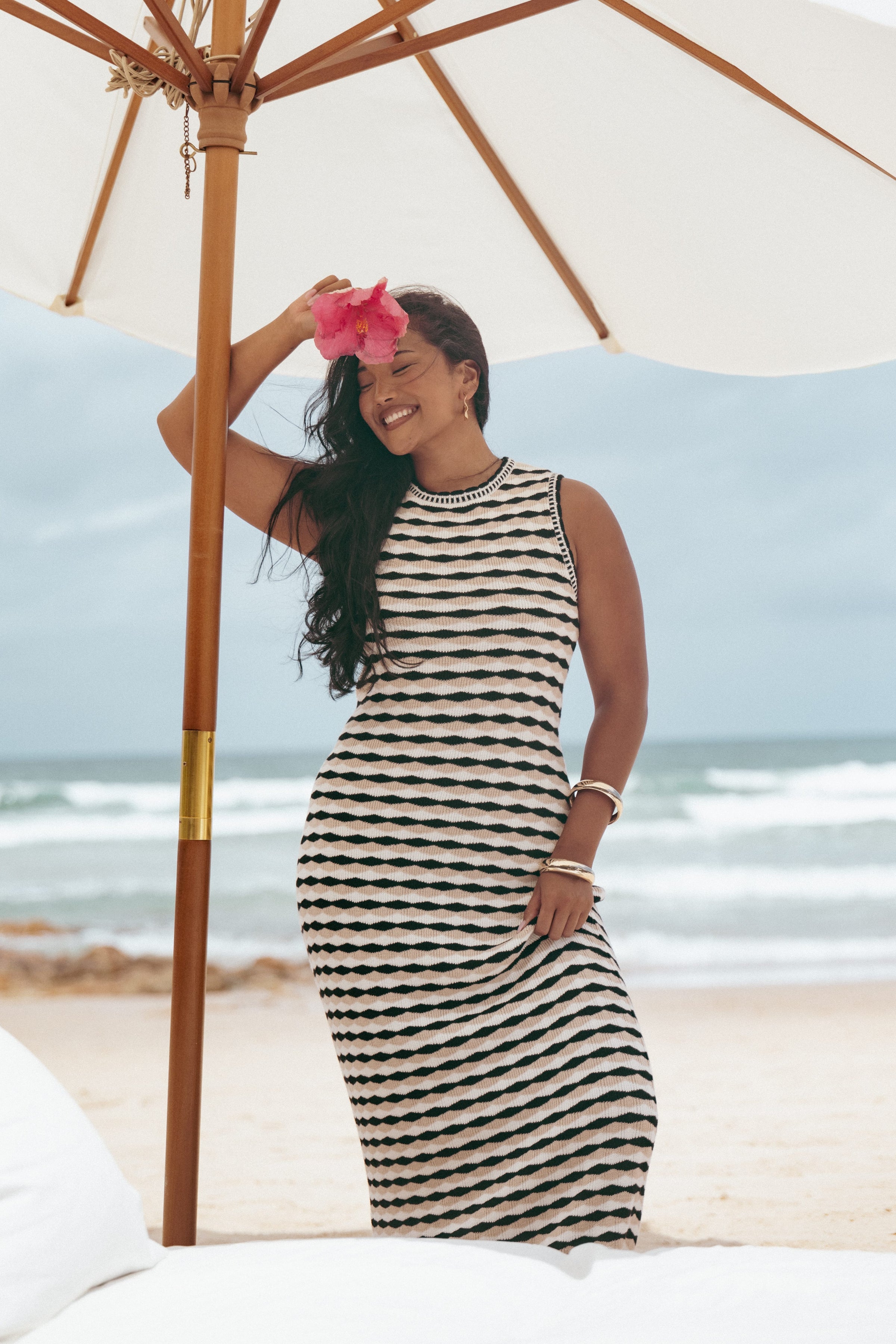 DRESSES Maud Maxi Dress - Black/White