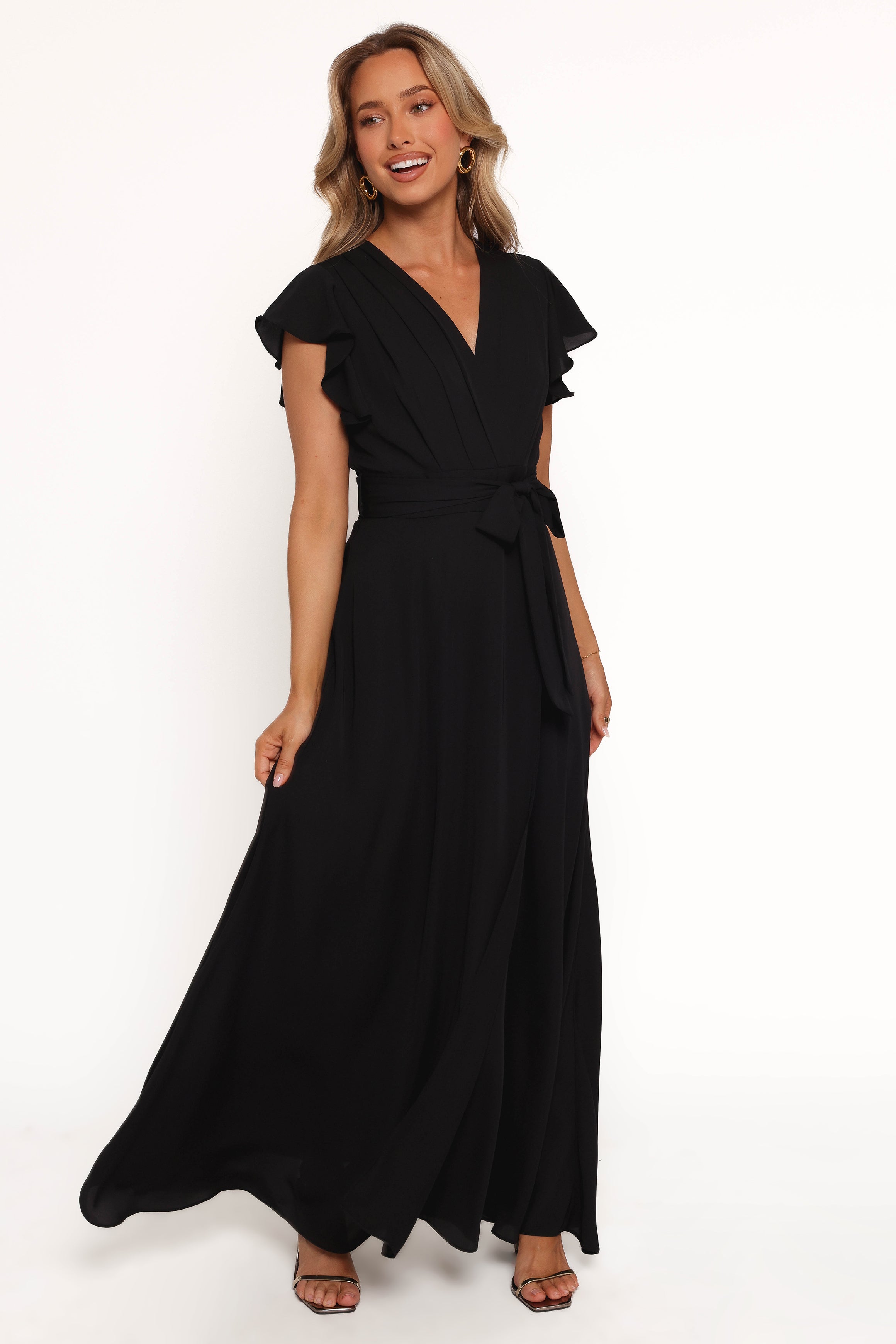 DRESSES Maverick Wrap Maxi Dress - Black