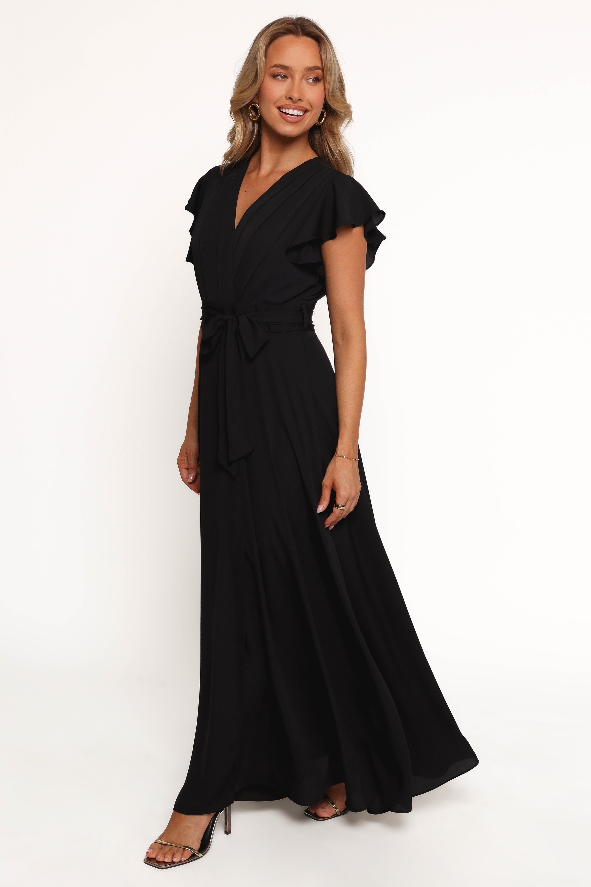DRESSES Maverick Wrap Maxi Dress - Black