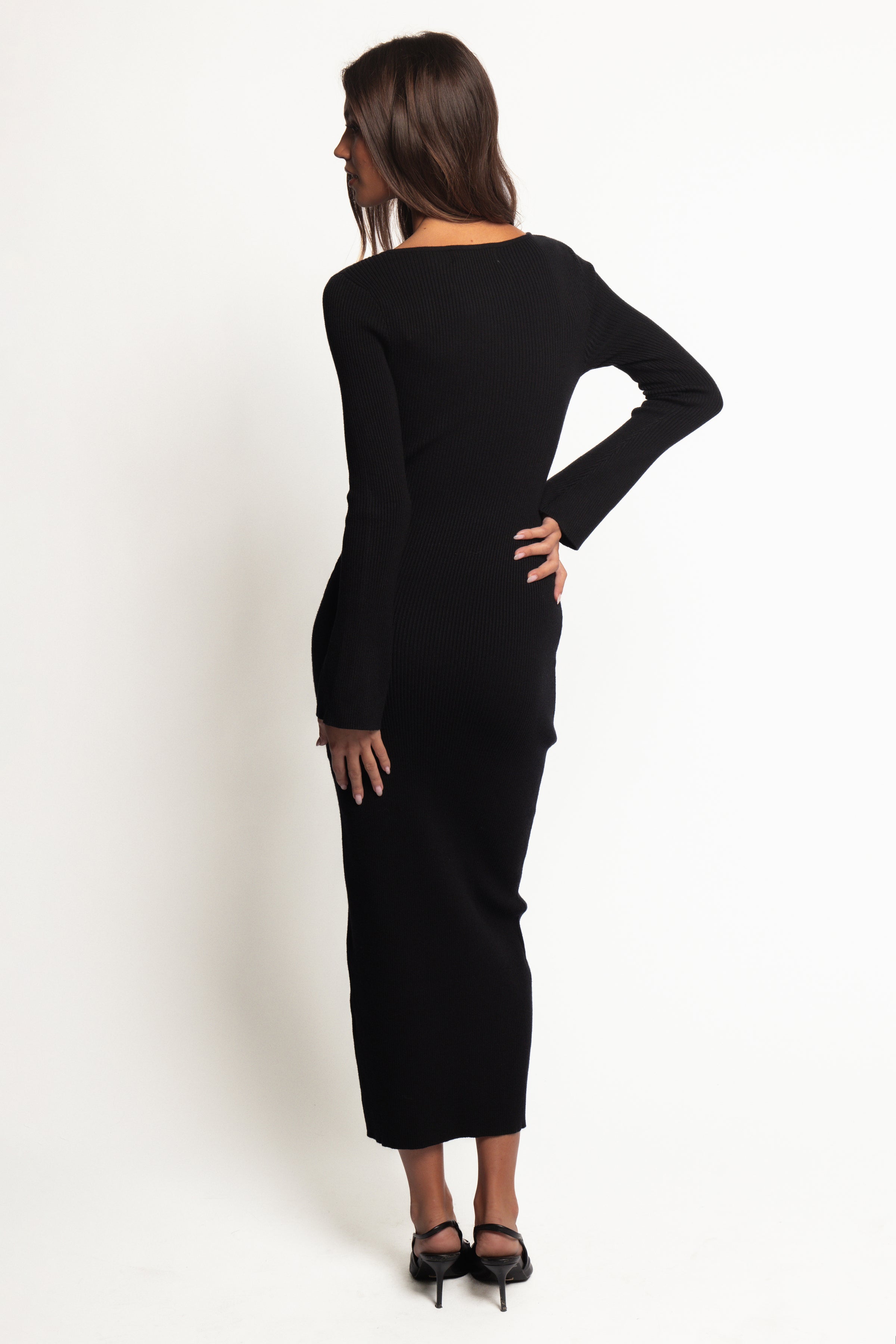DRESSES Maxwell Knit Maxi Dress - Black