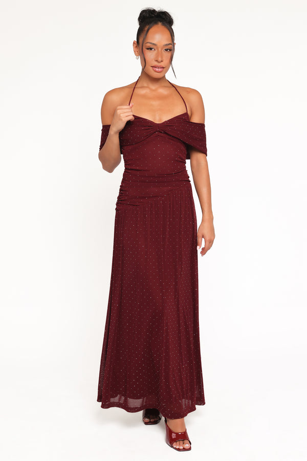 DRESSES Mayven Maxi Dress - Burgundy
