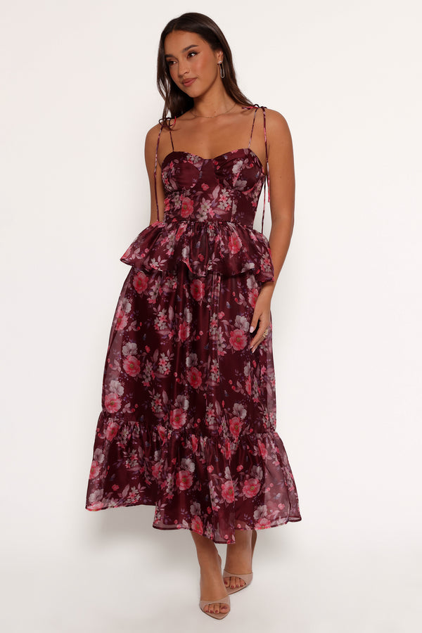DRESSES Mazy Midi Dress - Purple/Magenta