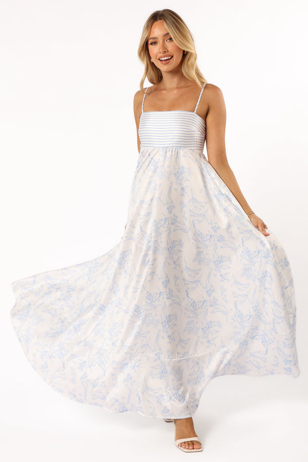 DRESSES @Mckay Maxi Dress - Blue