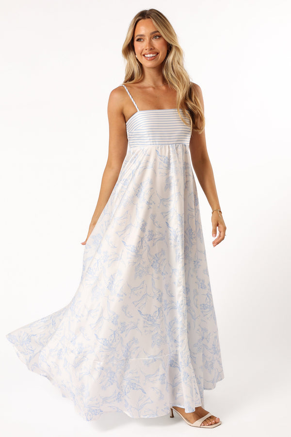 DRESSES @Mckay Maxi Dress - Blue