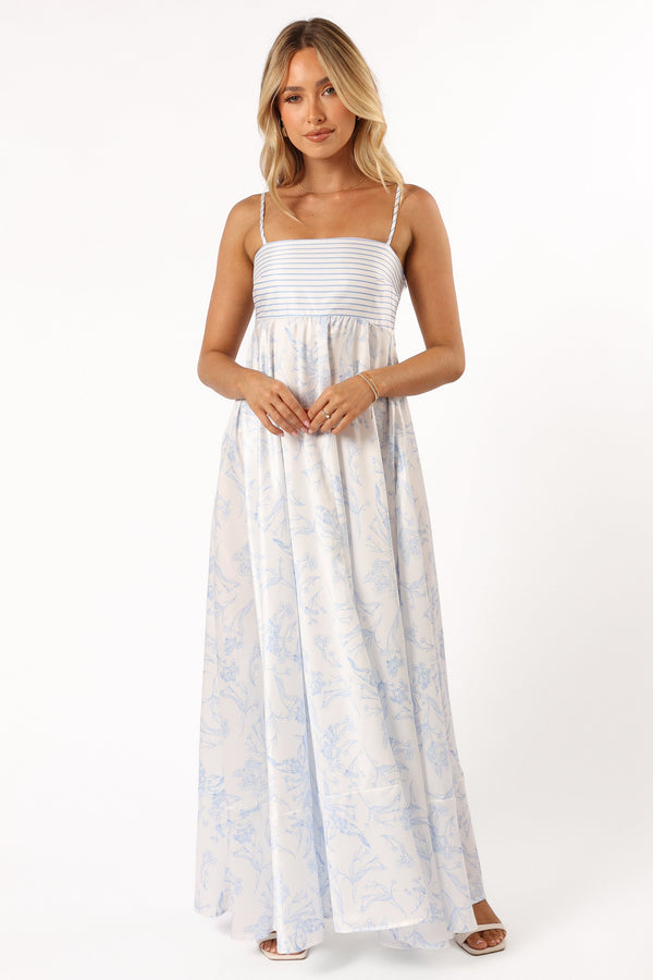 DRESSES @Mckay Maxi Dress - Blue