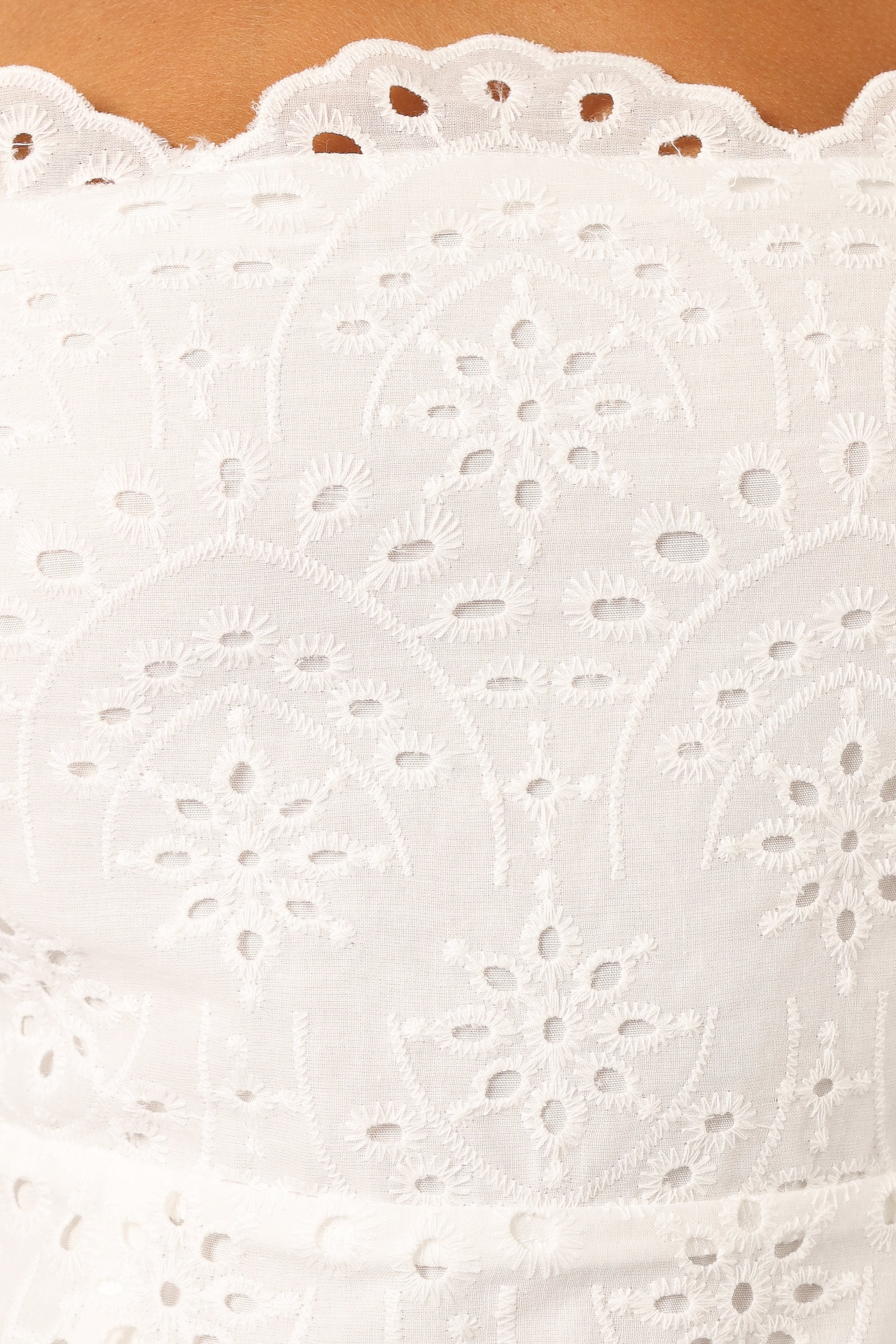 DRESSES Meadow Lace Midi Dress - Ivory