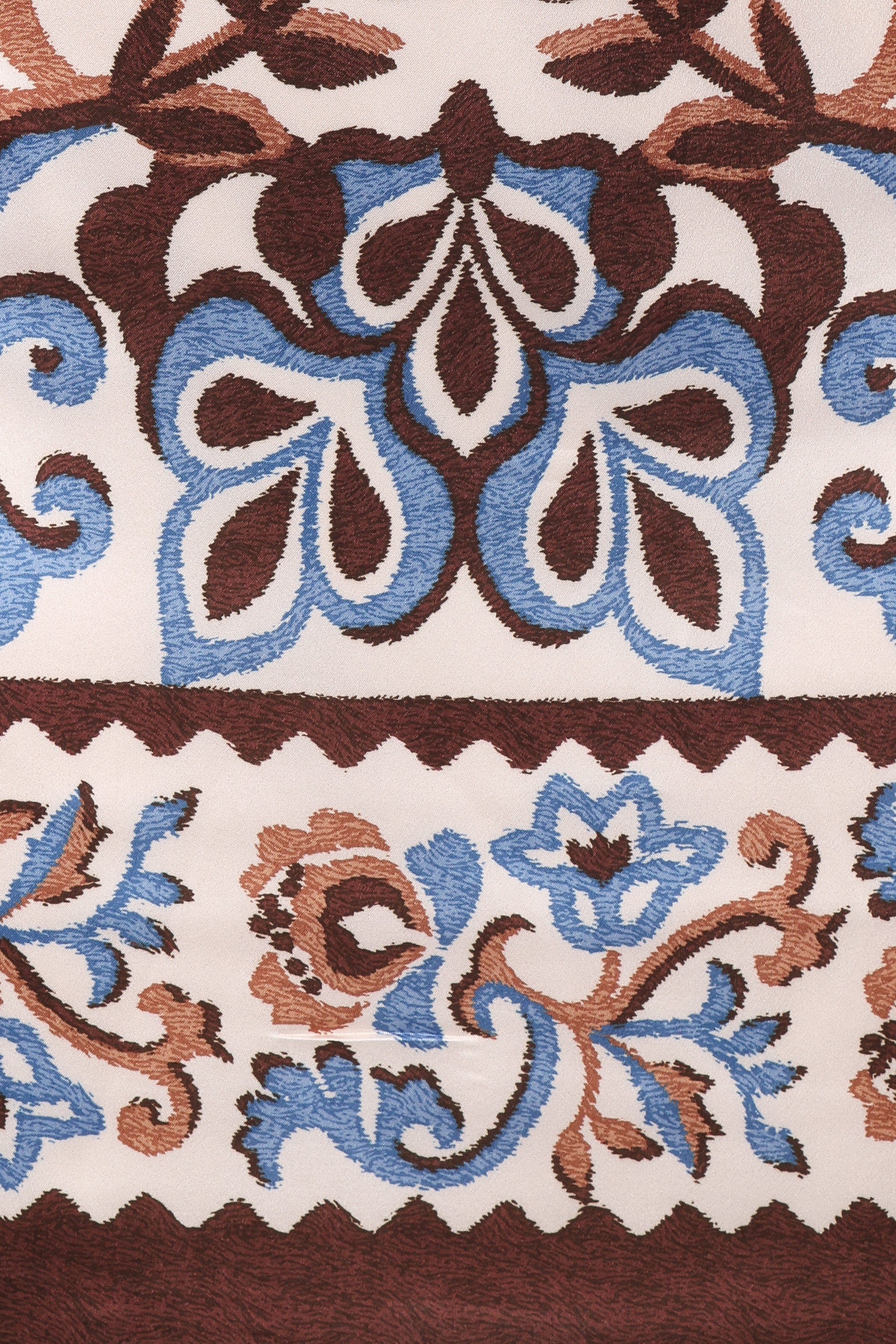 DRESSES Megan Mini Dress - Ivory Brown Blue