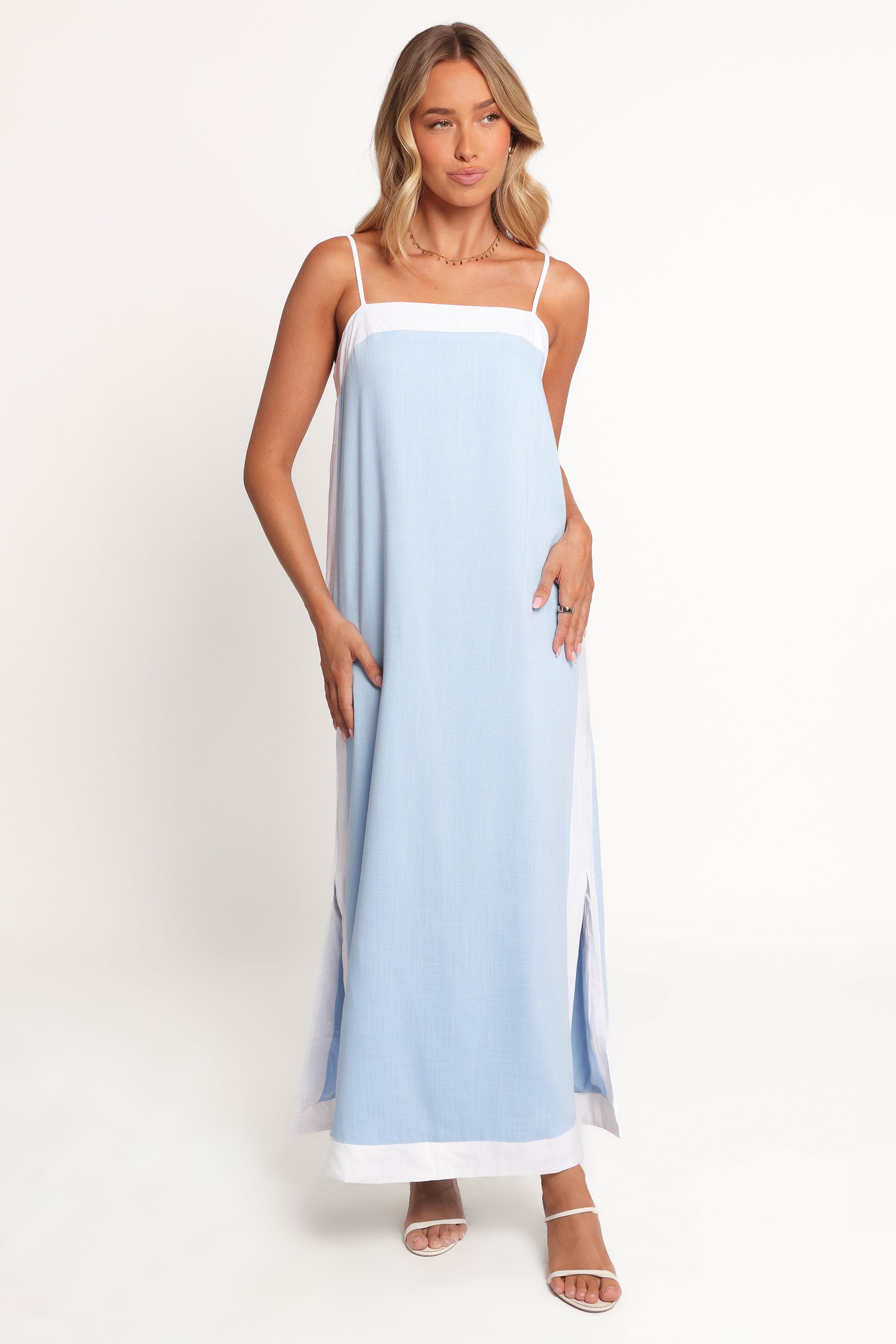 DRESSES Melanie Maxi Dress - Blue/White