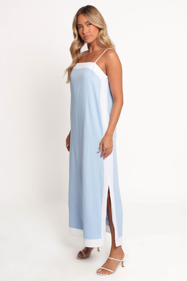 DRESSES Melanie Maxi Dress - Blue/White