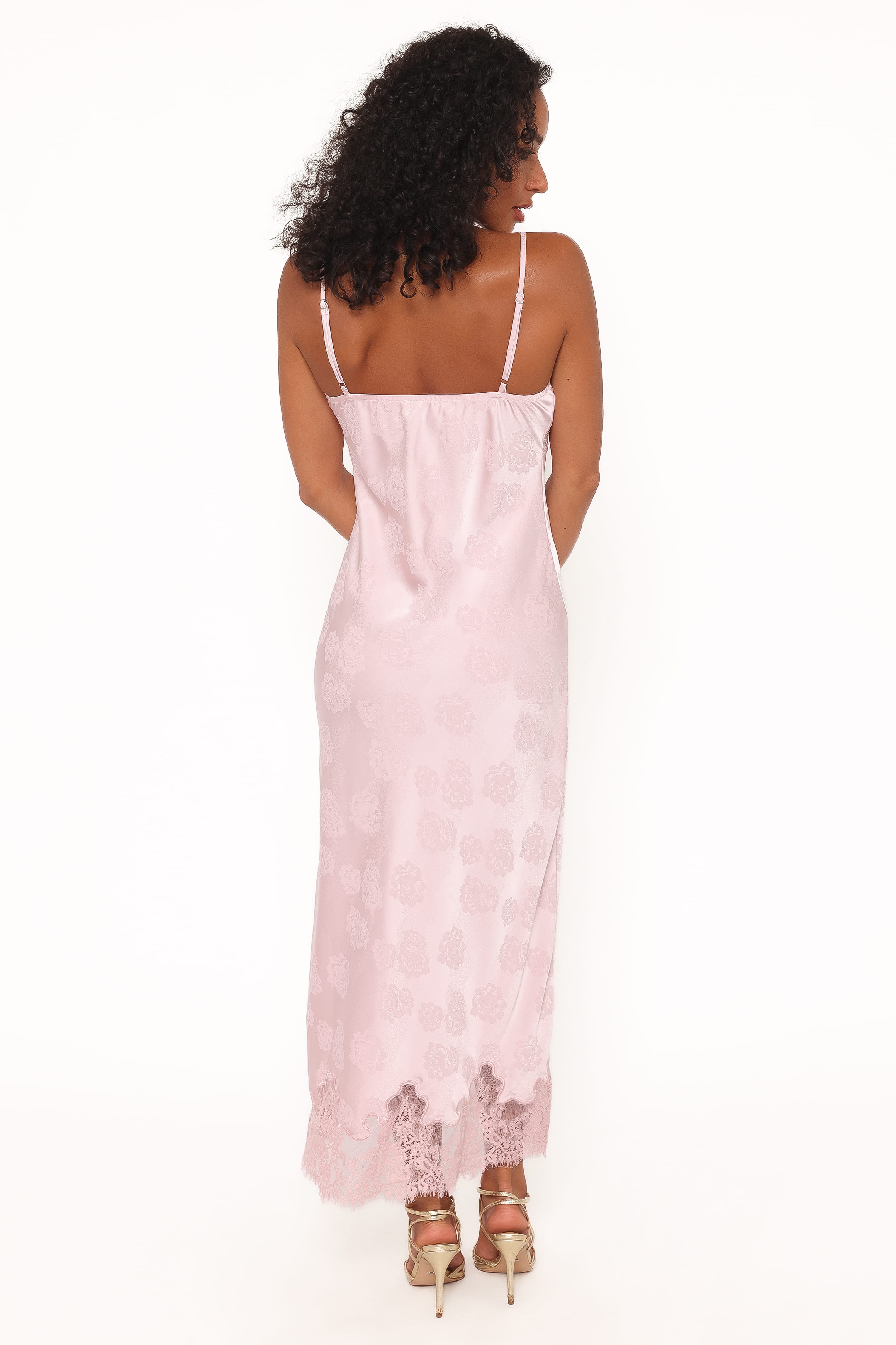 DRESSES Melita Lace Maxi Dress - Pink