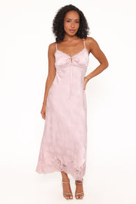 DRESSES Melita Lace Maxi Dress - Pink