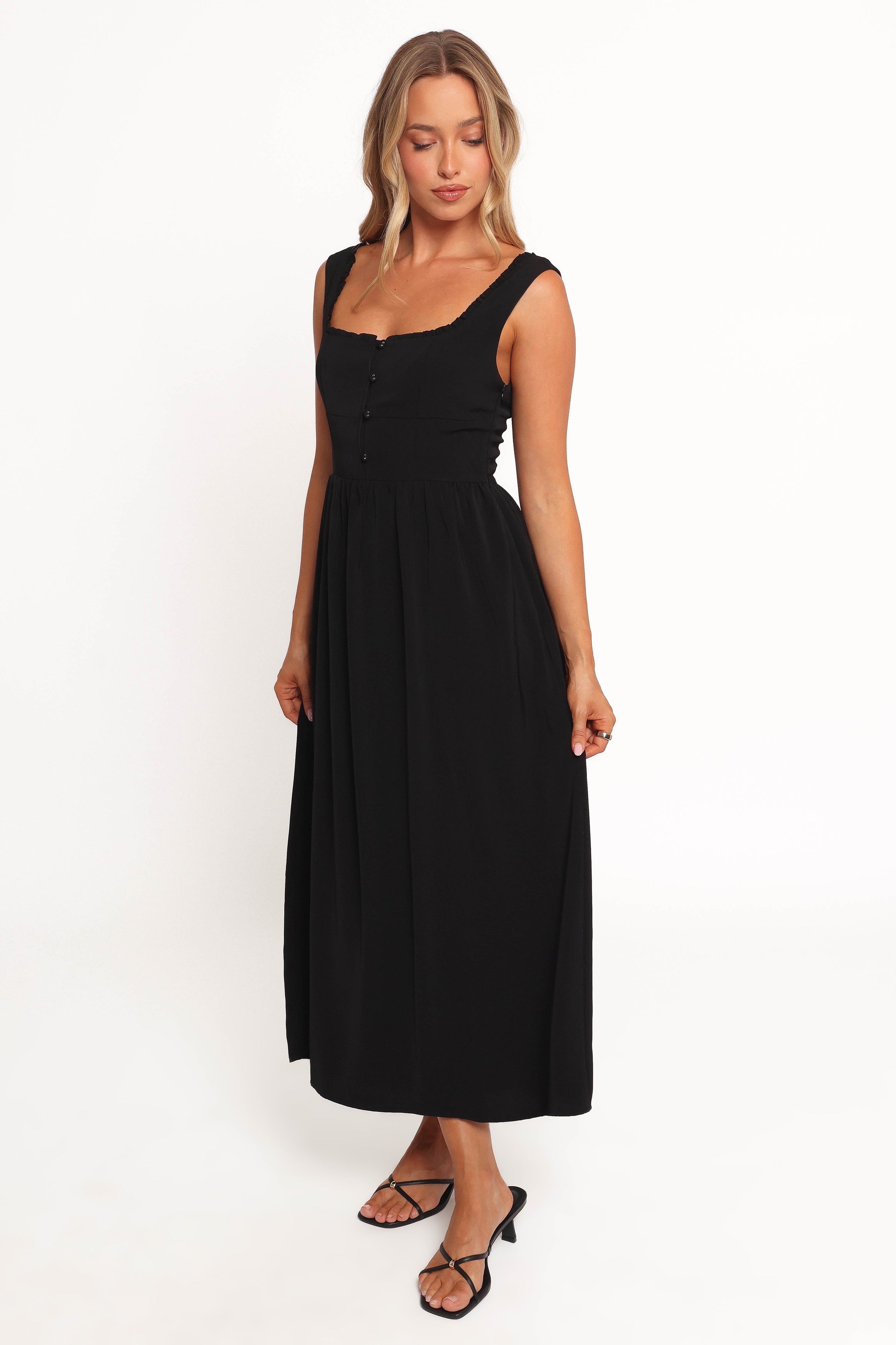DRESSES Melrose Midi Dress - Black
