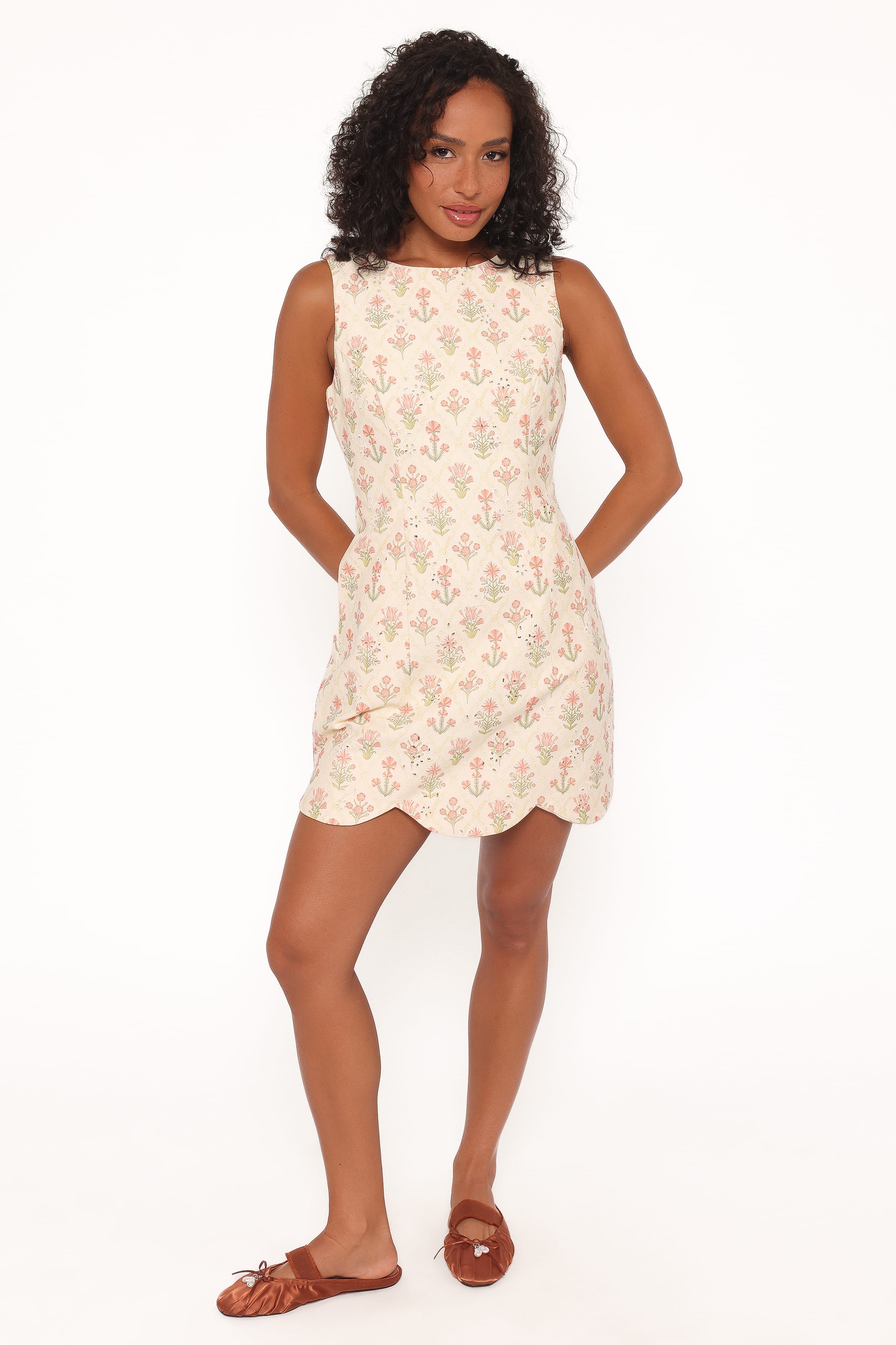 DRESSES Memphis Mini Dress - Coral Floral