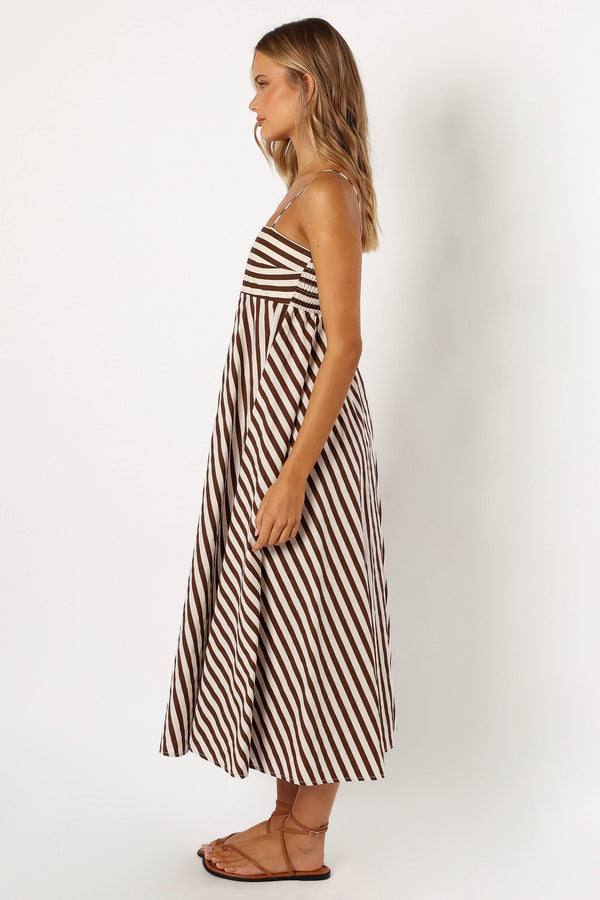 DRESSES @Mercury Maxi Dress - Chocolate