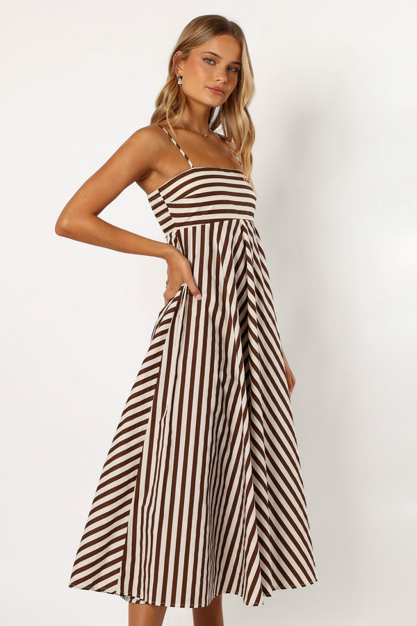 DRESSES @Mercury Maxi Dress - Chocolate