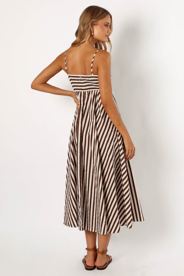 DRESSES @Mercury Maxi Dress - Chocolate