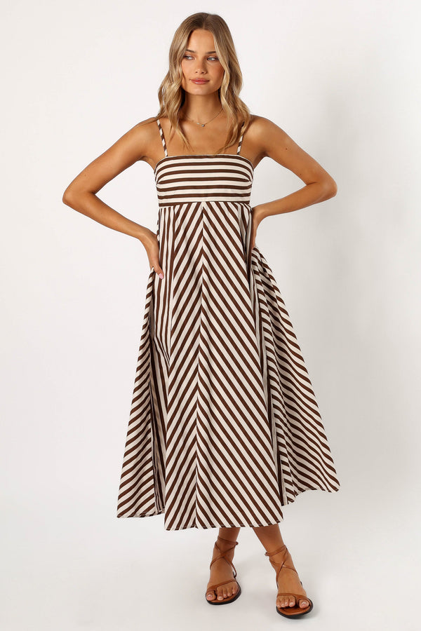 DRESSES @Mercury Maxi Dress - Chocolate