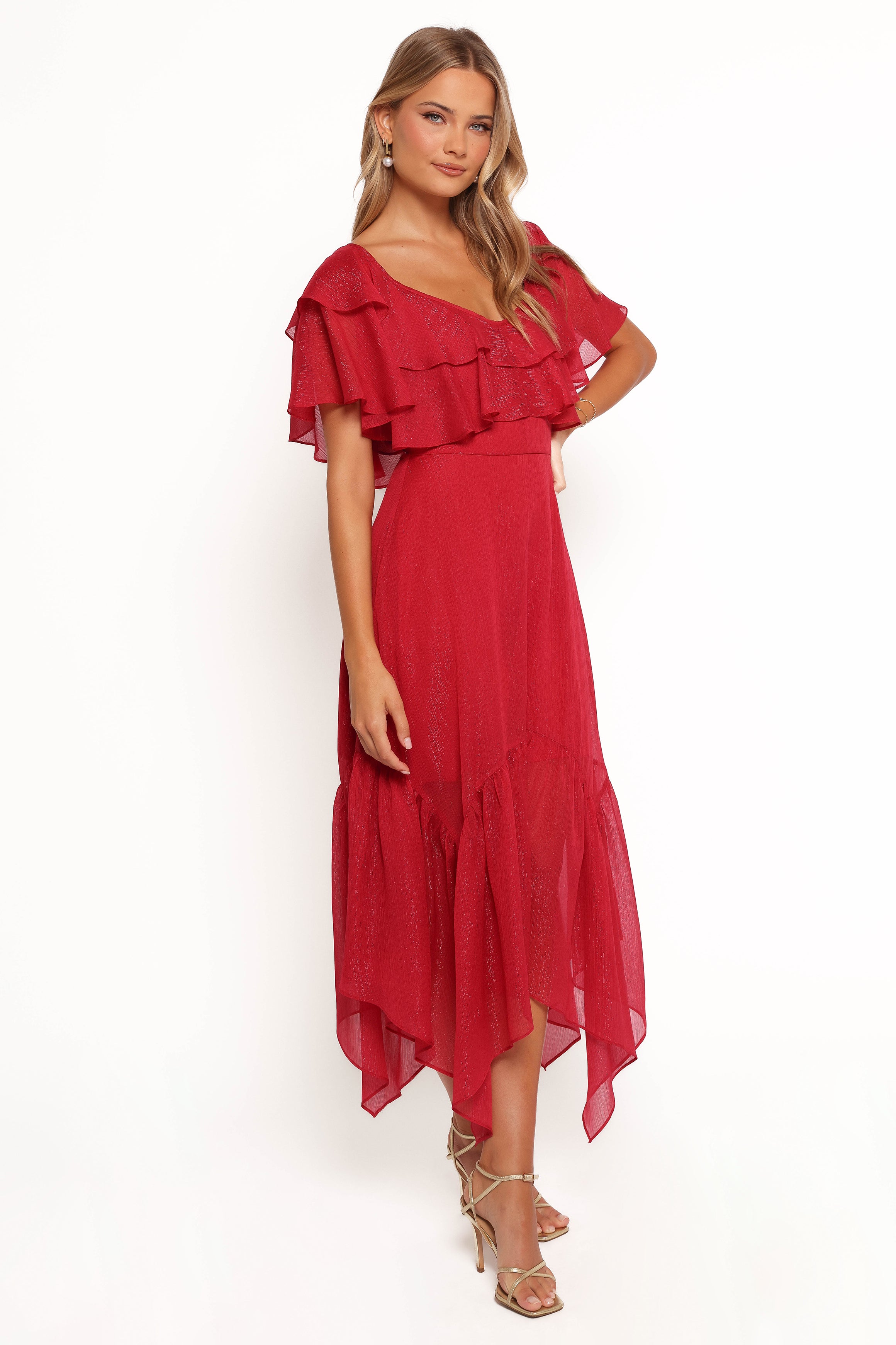 DRESSES Merida Midi Dress - Red