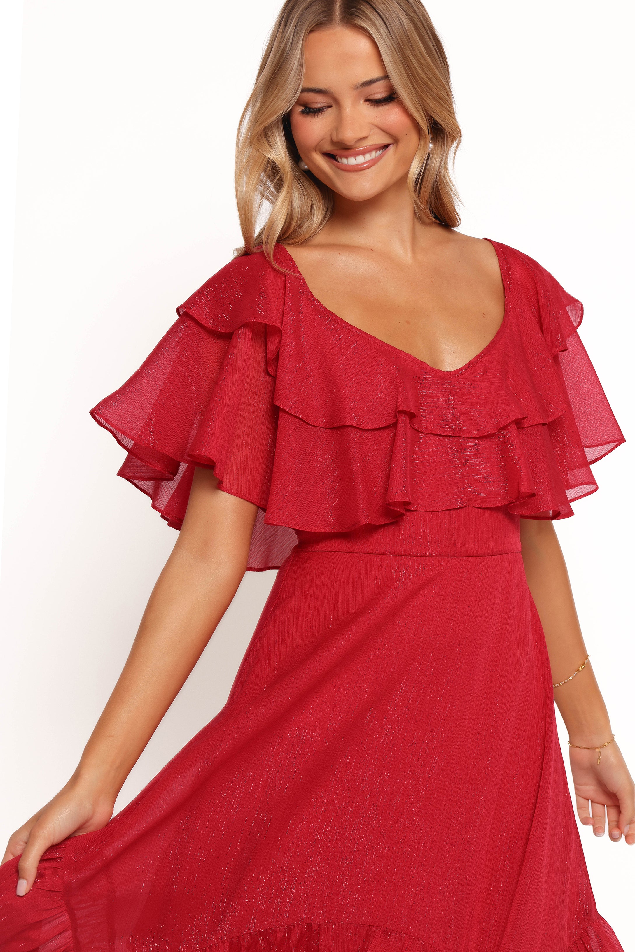 DRESSES Merida Midi Dress - Red