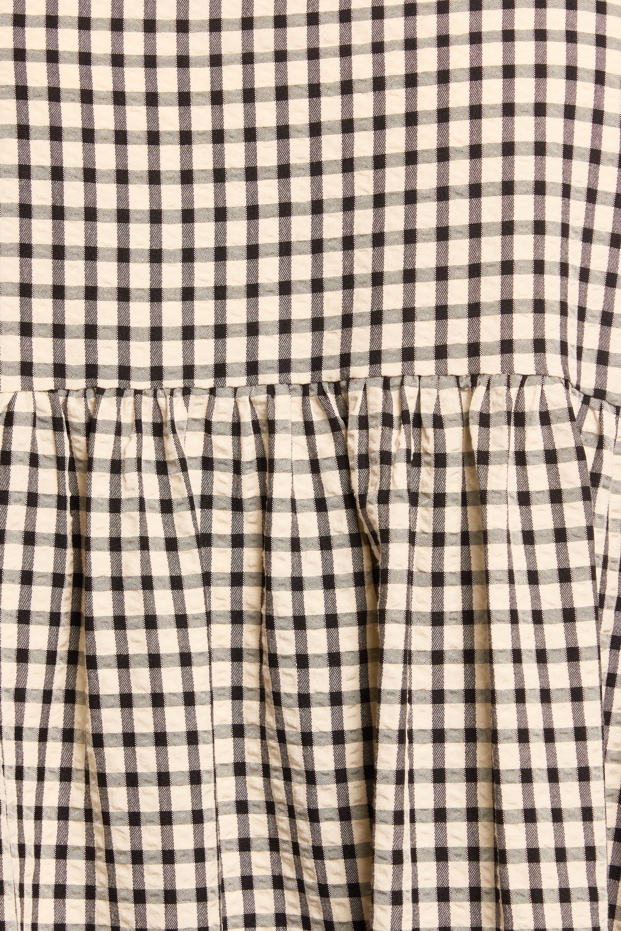 DRESSES Micaela Long Sleeve Mini Dress - Black Gingham