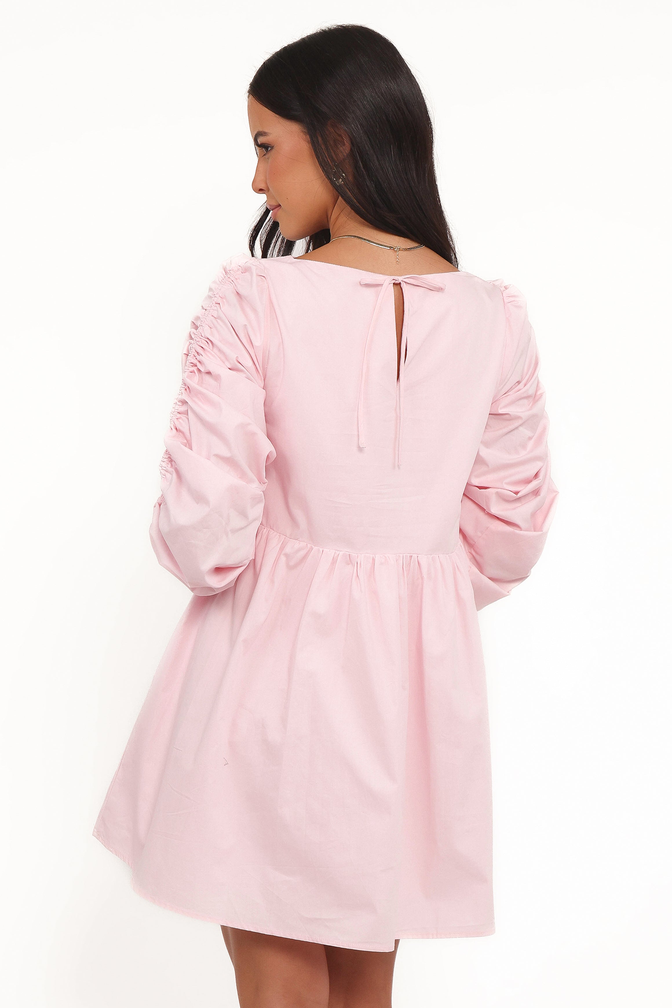 DRESSES Micaela Long Sleeve Mini Dress - Pink