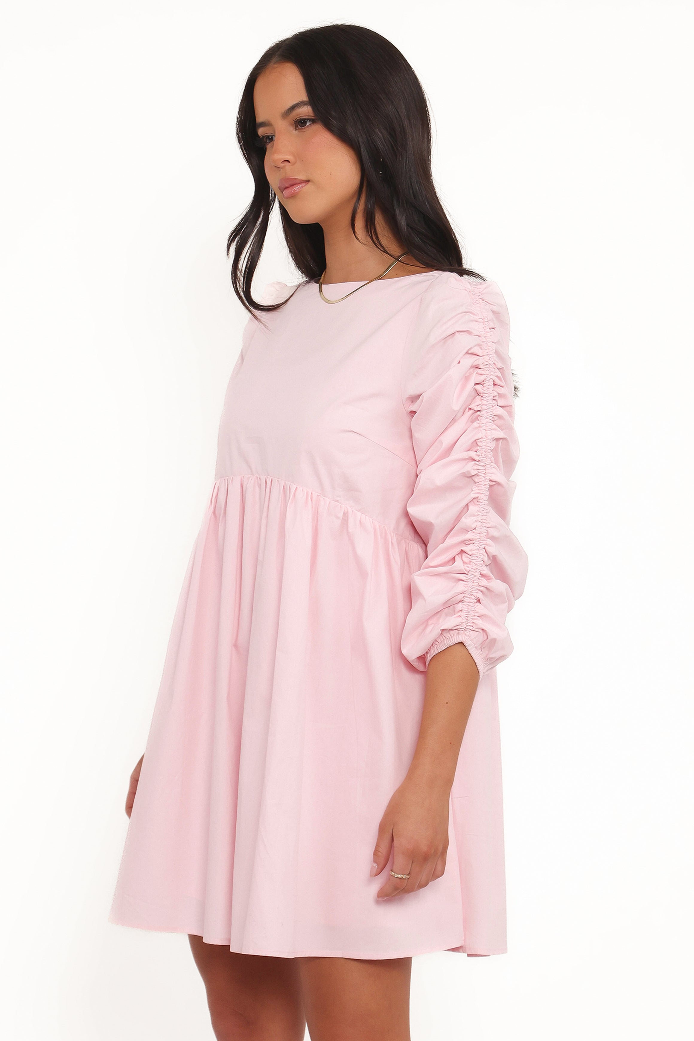 DRESSES Micaela Long Sleeve Mini Dress - Pink