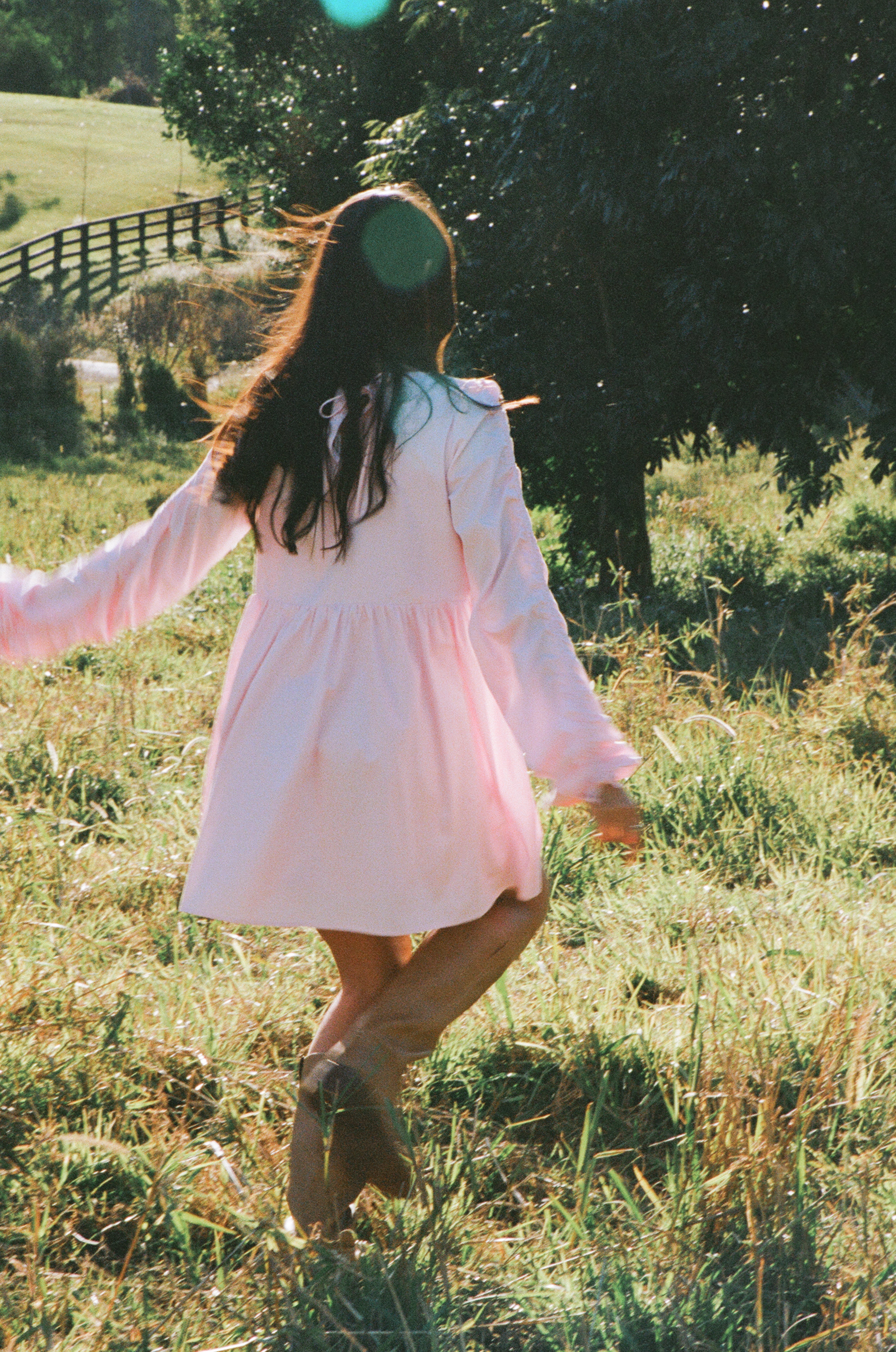 DRESSES Micaela Long Sleeve Mini Dress - Pink