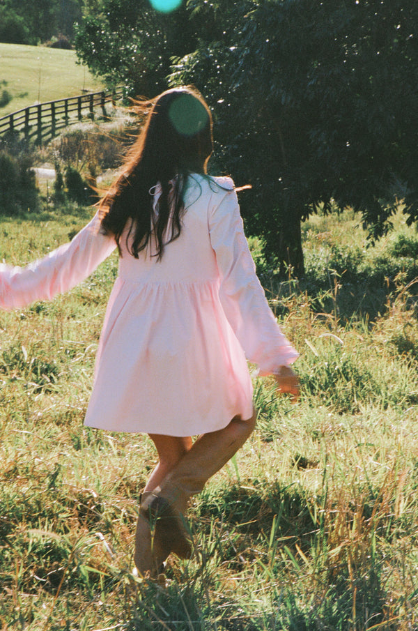 DRESSES Micaela Long Sleeve Mini Dress - Pink