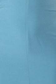 DRESSES @Michael Ruched Strap Maxi Dress - Blue