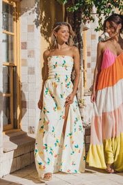 DRESSES Mikaela Maxi Dress - Lemon Print