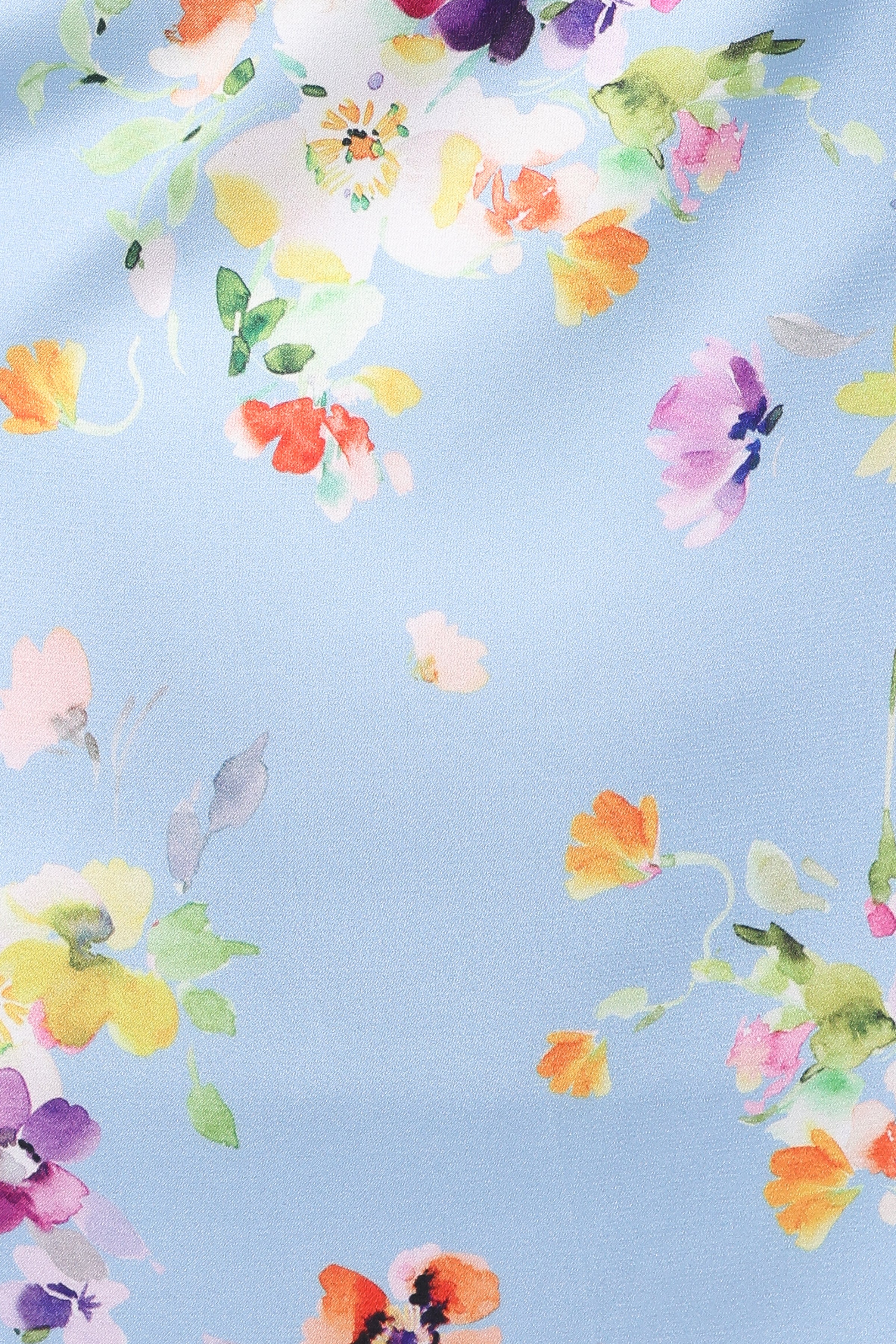 DRESSES Mila Halterneck Maxi Dress - Cornflower Blue Floral