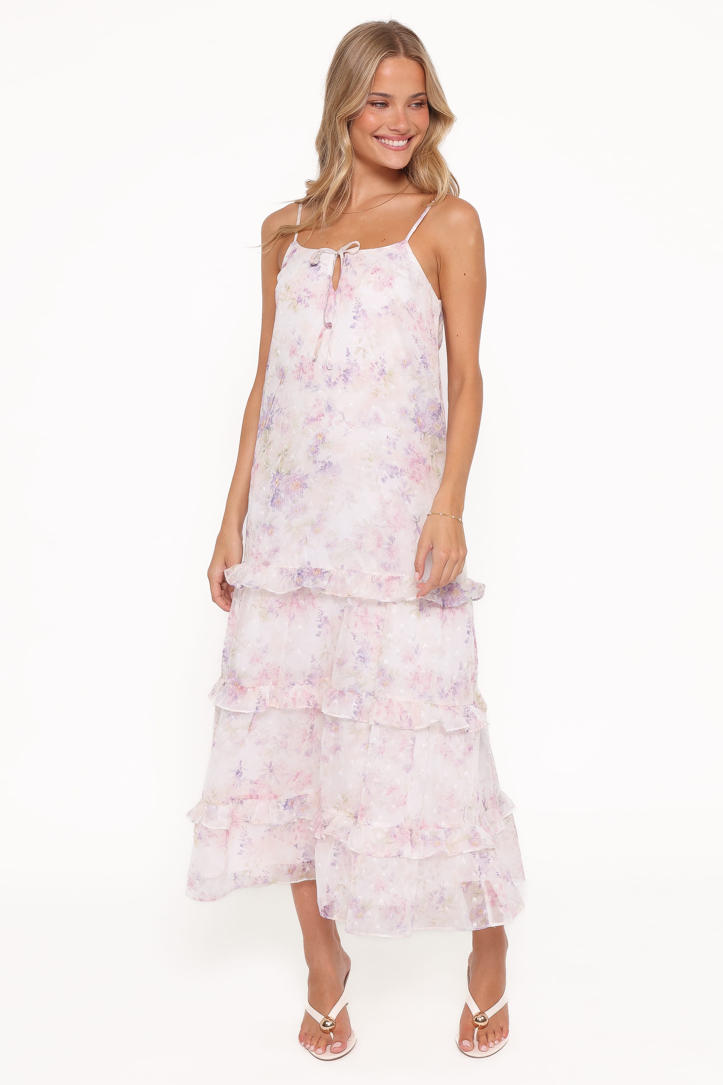 DRESSES Minka Maxi Dress - White/Multi Floral